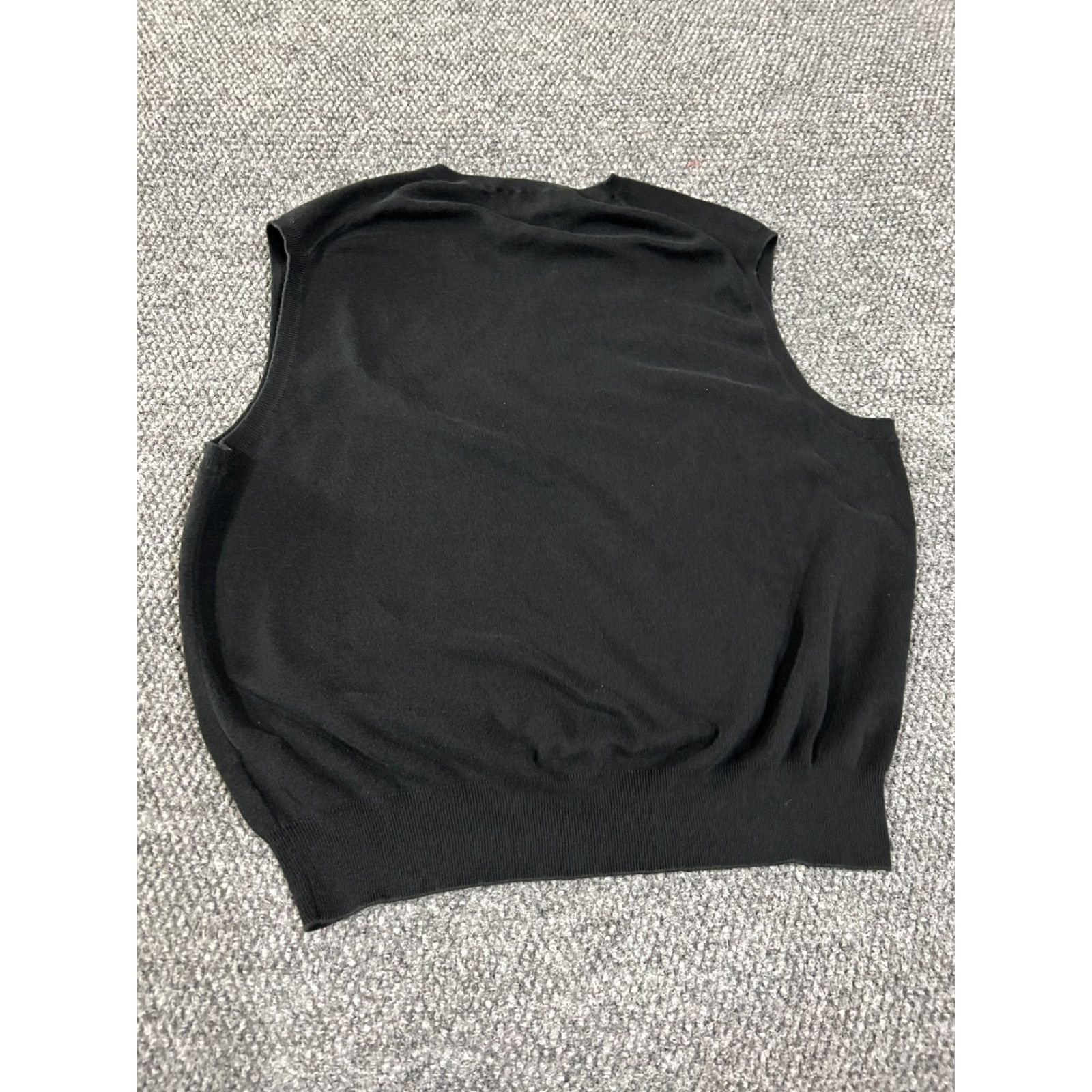 Polo Ralph Lauren Polo Ralph Lauren Vest Sweater Mens XL Black Cotton Knit Zipper Logo V-Neck Preppy Classic Size US XL / EU 56 / 4 - 6 Thumbnail