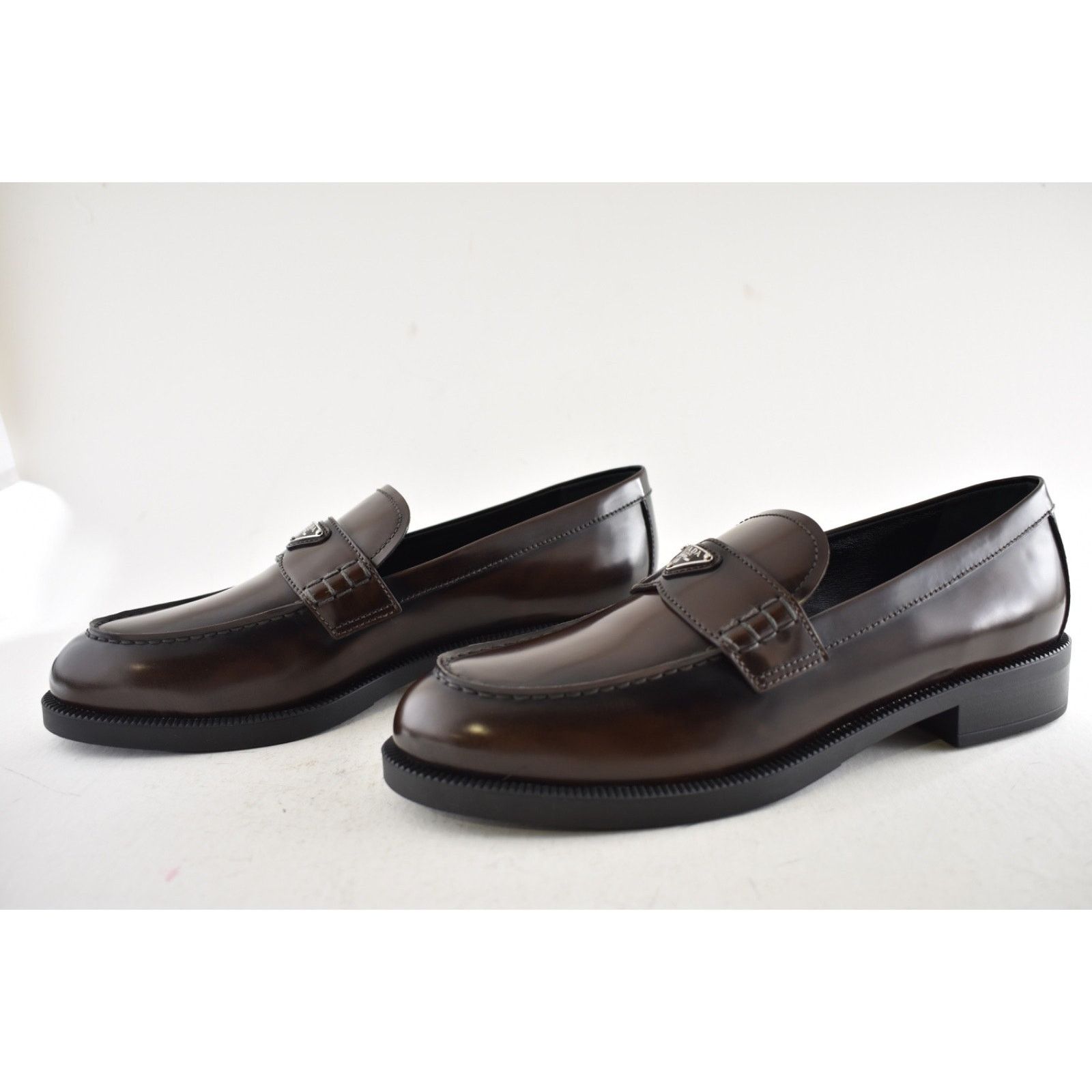 Prada Prada Bruciato Brown Calfskin Leather Loafer Creeper Size US 11.5 / IT 41.5 - 15 Thumbnail