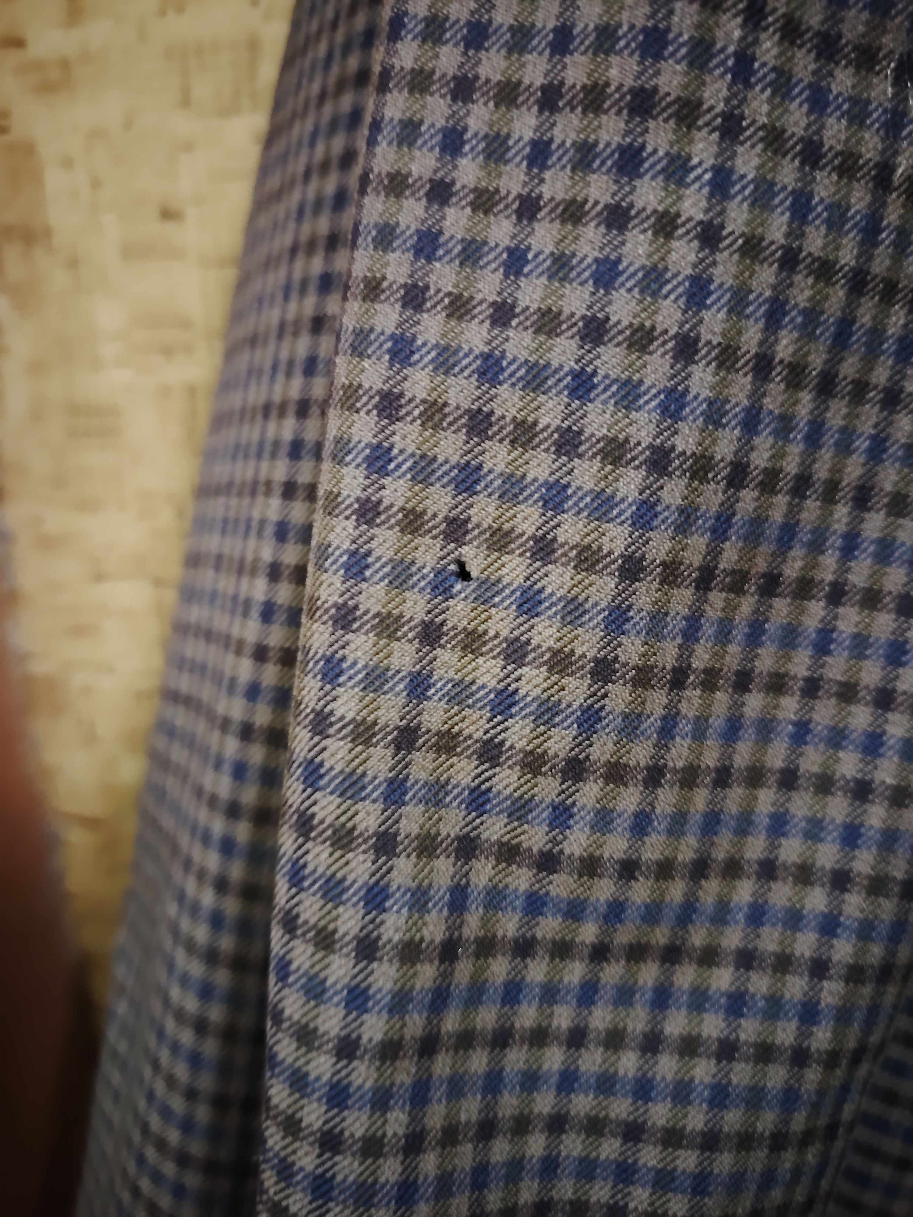 Alfred Dunhill Dunhill Wool Plaid Super 100's Fine Worsted Coat Blazer Size US M / EU 48-50 / 2 - 12 Thumbnail