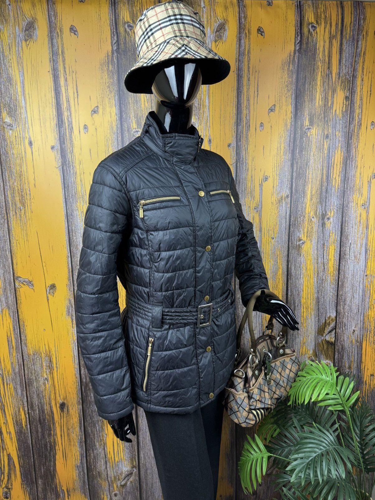 Barbour Barbour International Fibre Down Jacket Bomber England 🏴󠁧󠁢󠁥󠁮󠁧󠁿 Size L / US 10 / IT 46 - 3 Thumbnail
