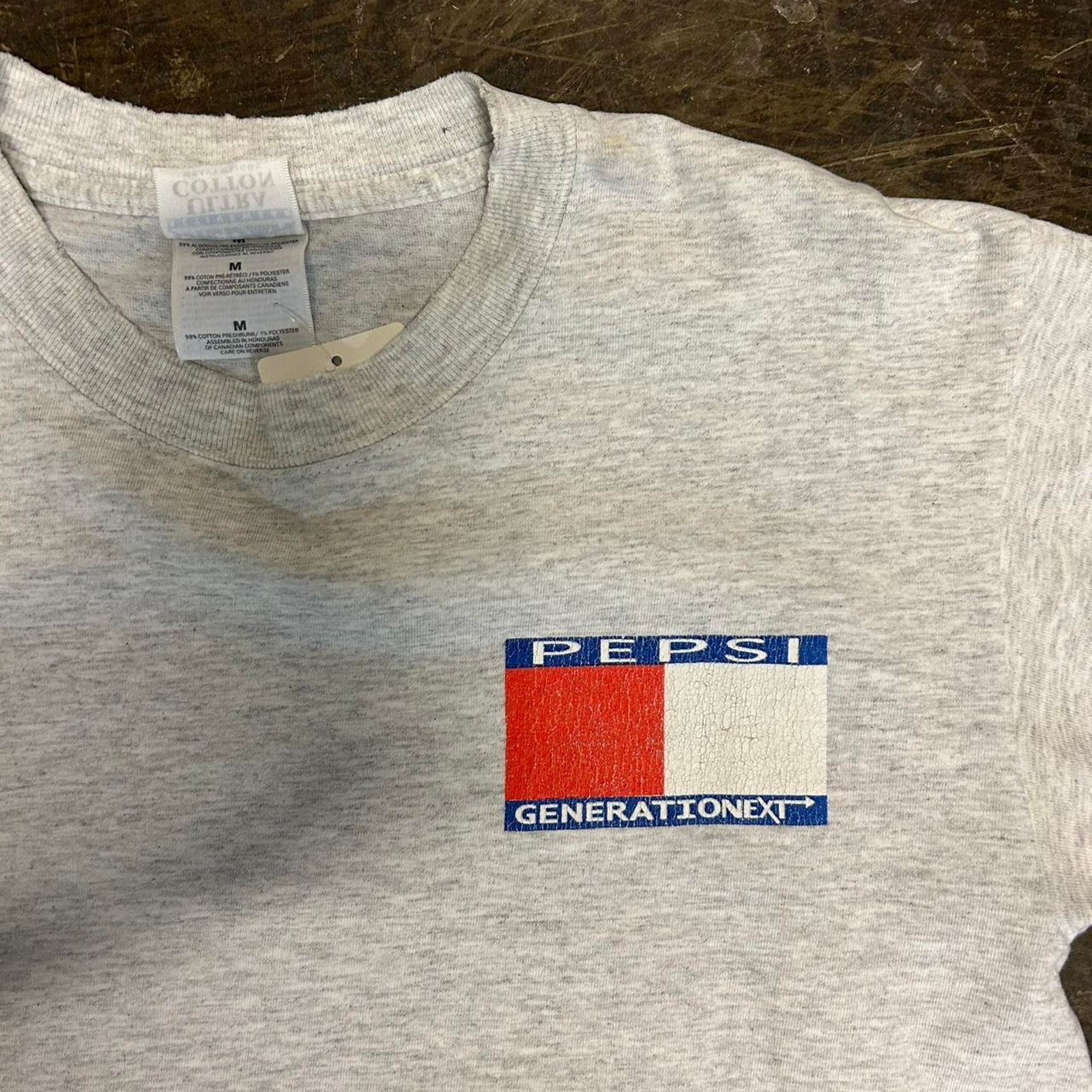 Gildan Grey Pepsi vintage t-shirt Size US M / EU 48-50 / 2 - 2 Thumbnail