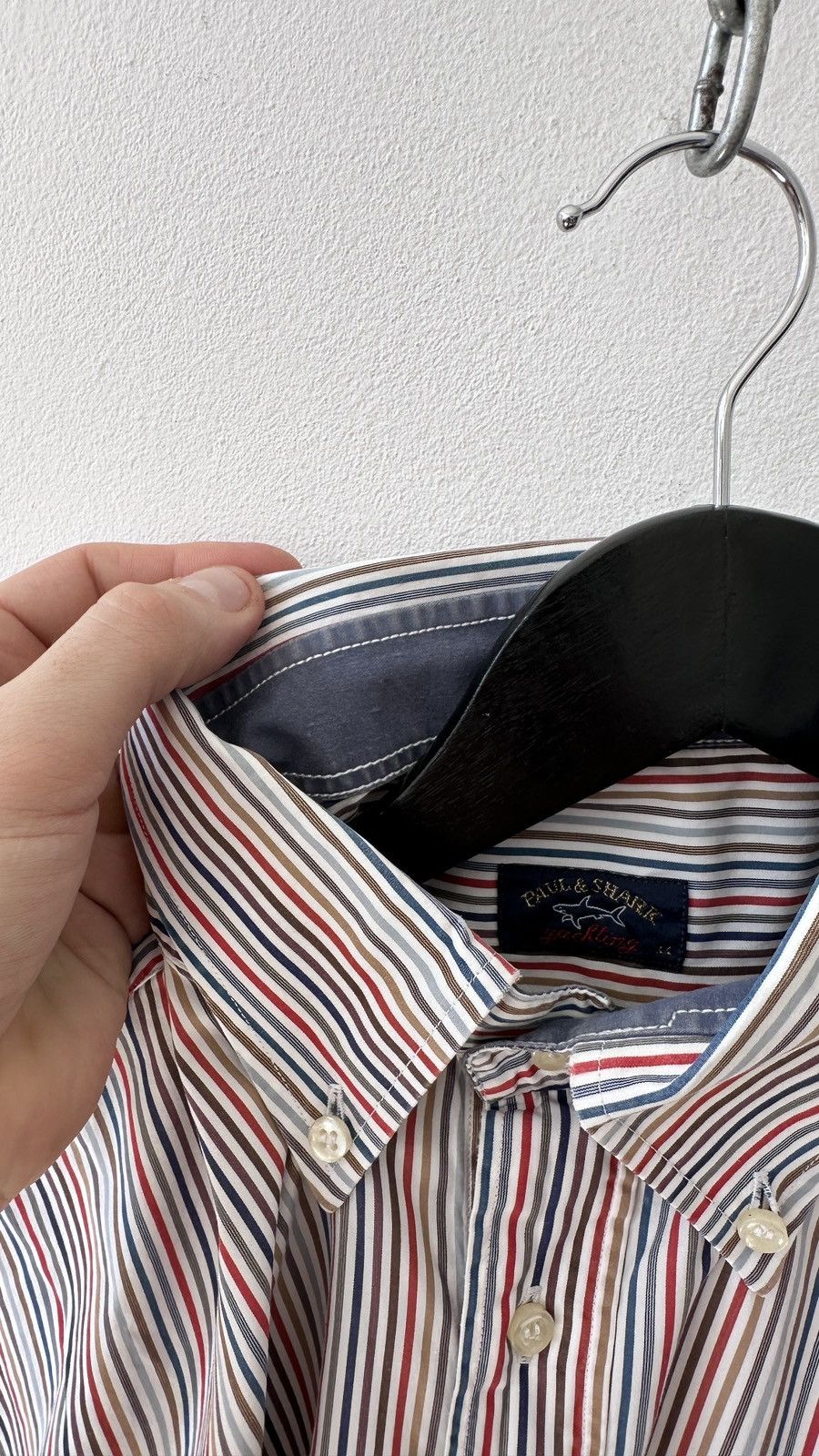 Paul & Shark Paul & Shark Luxury Casual Striped Cotton Shirt Button Down Size US XXL / EU 58 / 5 - 10 Thumbnail