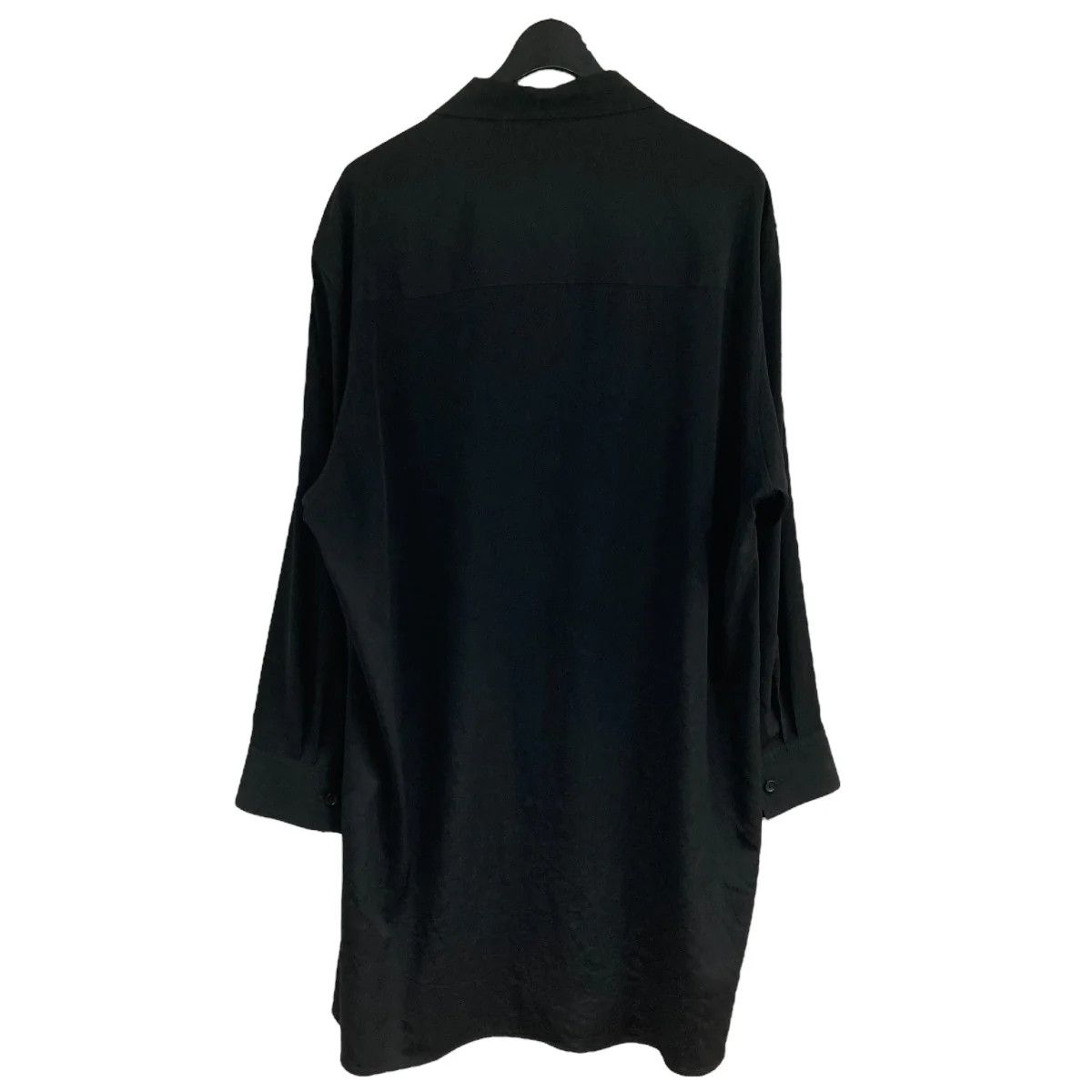 Yohji Yamamoto Yohji Yamamoto pour homme // Open collar tuxedo long shirt Size US M / EU 48-50 / 2 - 3 Thumbnail