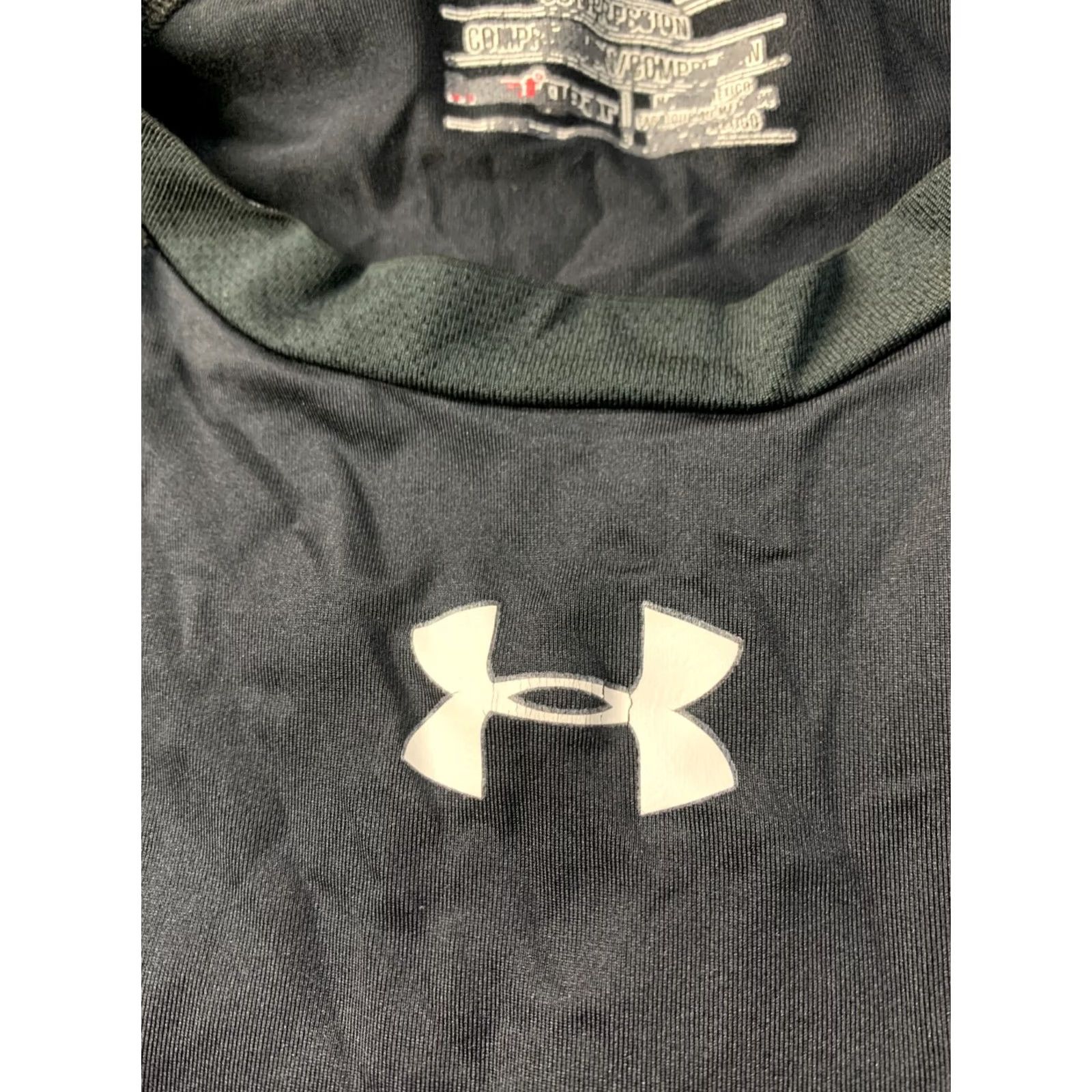 Under Armour Under Armour HeatGear Shirt Men's T-Shirt Jersey 2014 L Black and Gray Short Sleeve Crew Neck CrossFit Performance Compression Shirt Size US L / EU 52-54 / 3 - 3 Thumbnail