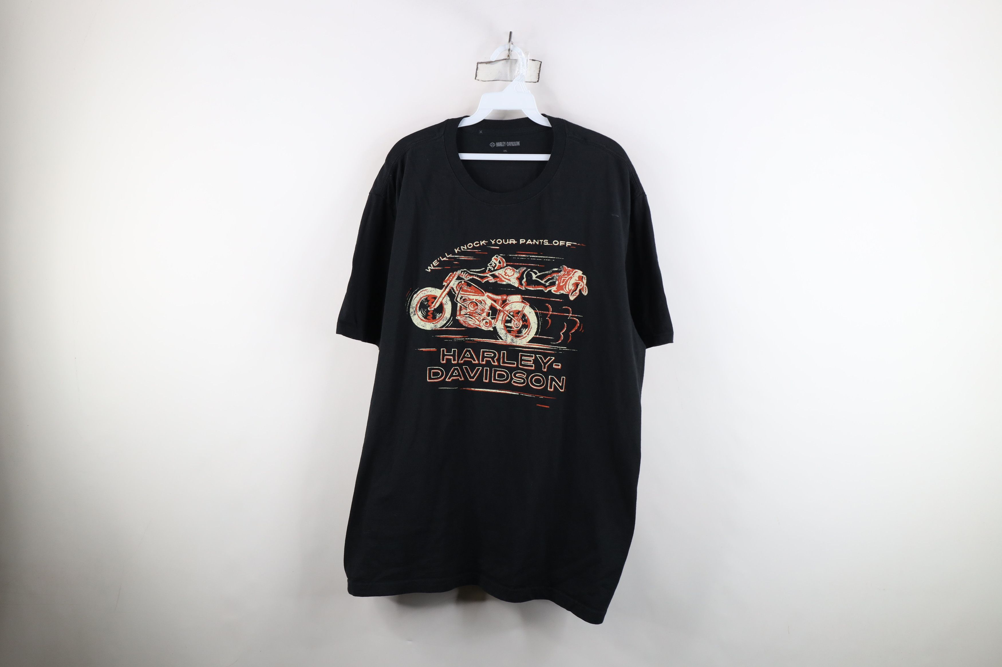 Harley Davidson Y2K Harley Davidson Spell Motorcycle Riding T-Shirt Black Size US XXL / EU 58 / 5 - 1 Thumbnail