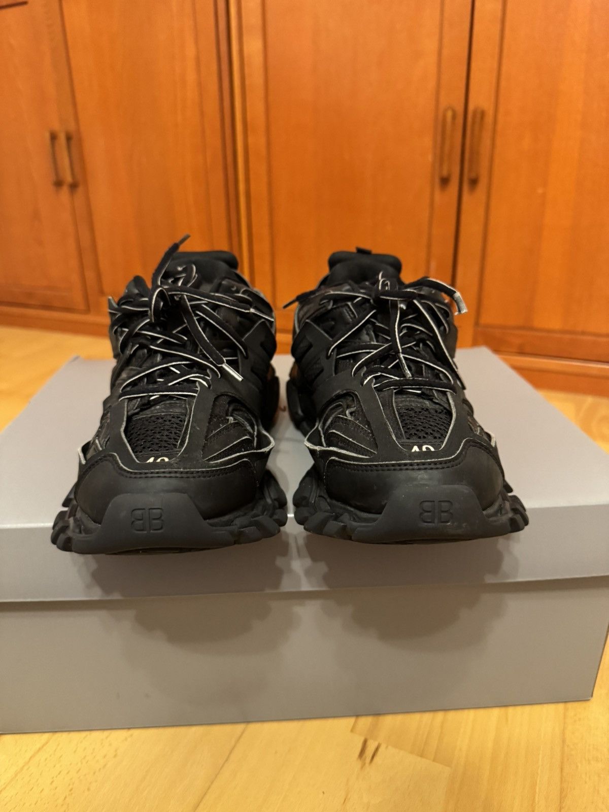 Balenciaga Balenciaga Track Triple Black Size US 7 / EU 40 - 6 Thumbnail