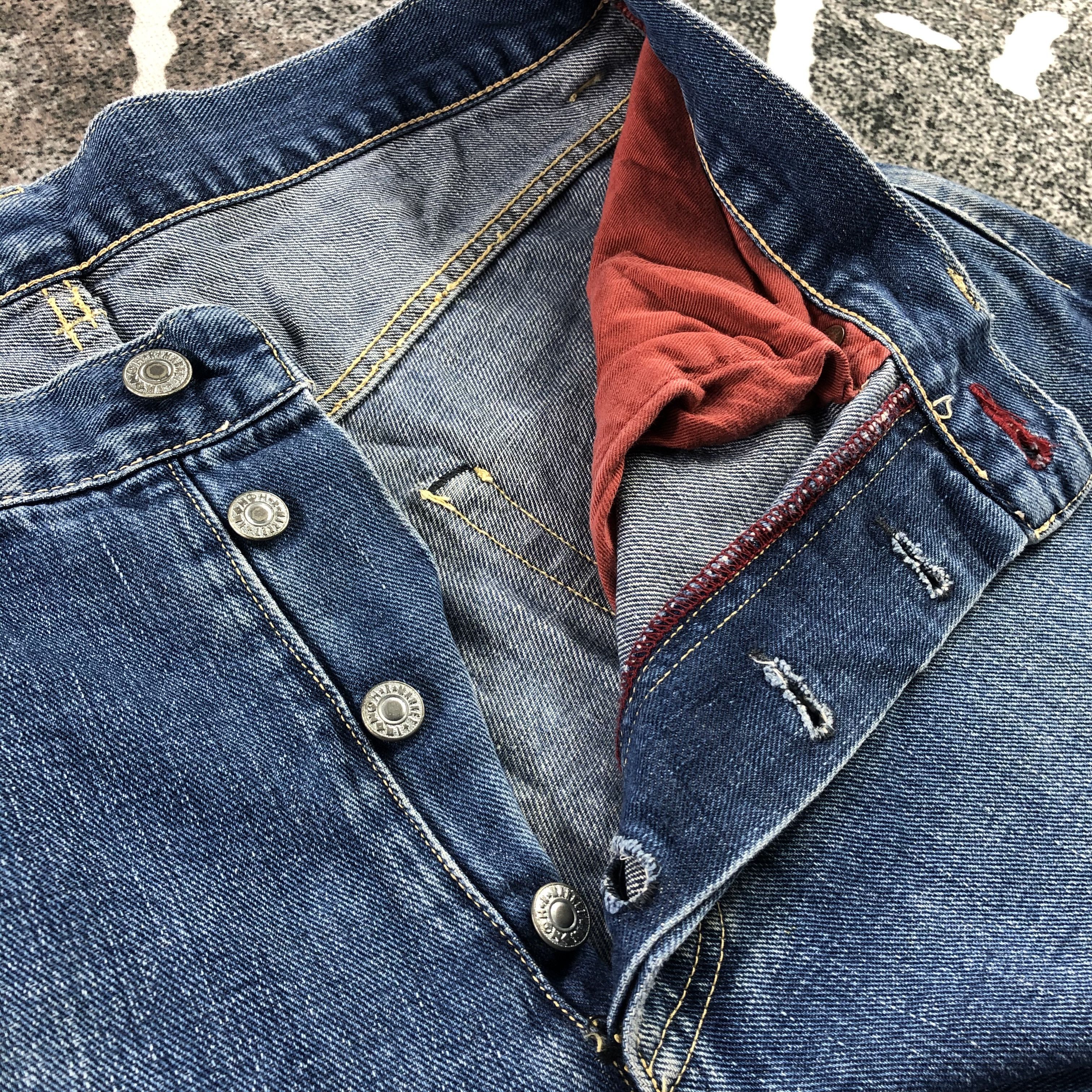 HOLLYWOOD RANCH MARKET Hr Market Redline Jeans Selvedge Denim KJ1267 Size US 32 / EU 48 - 8 Thumbnail