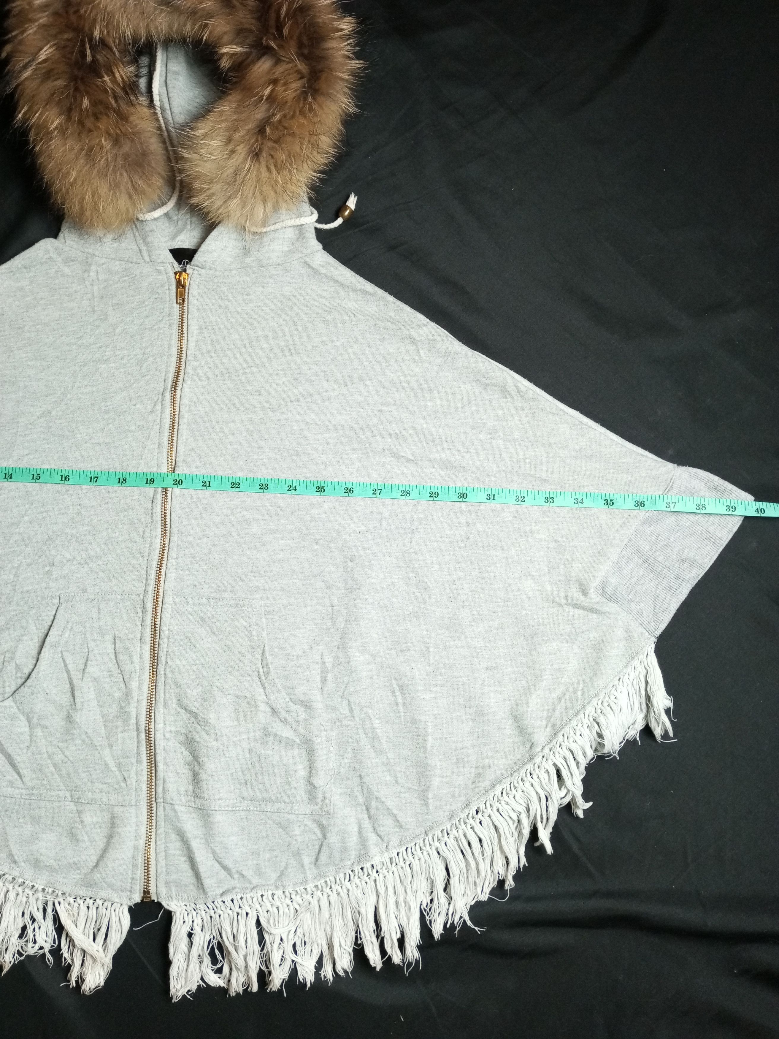 Japanese Brand "F" Unknown Japanese Brand Poncho Fur Hoodie Size US L / EU 52-54 / 3 - 12 Thumbnail