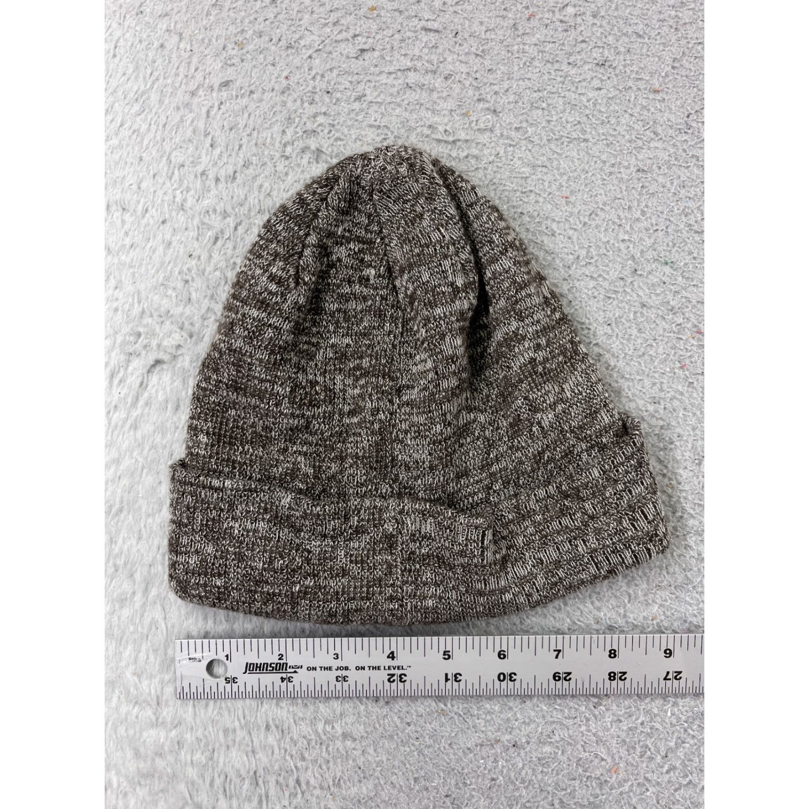 BLAEST Quake City LA Est 1977 Beanie Toque Adult One Size Gray Brown Knit 100% Acrylic Men Size ONE SIZE - 3 Thumbnail