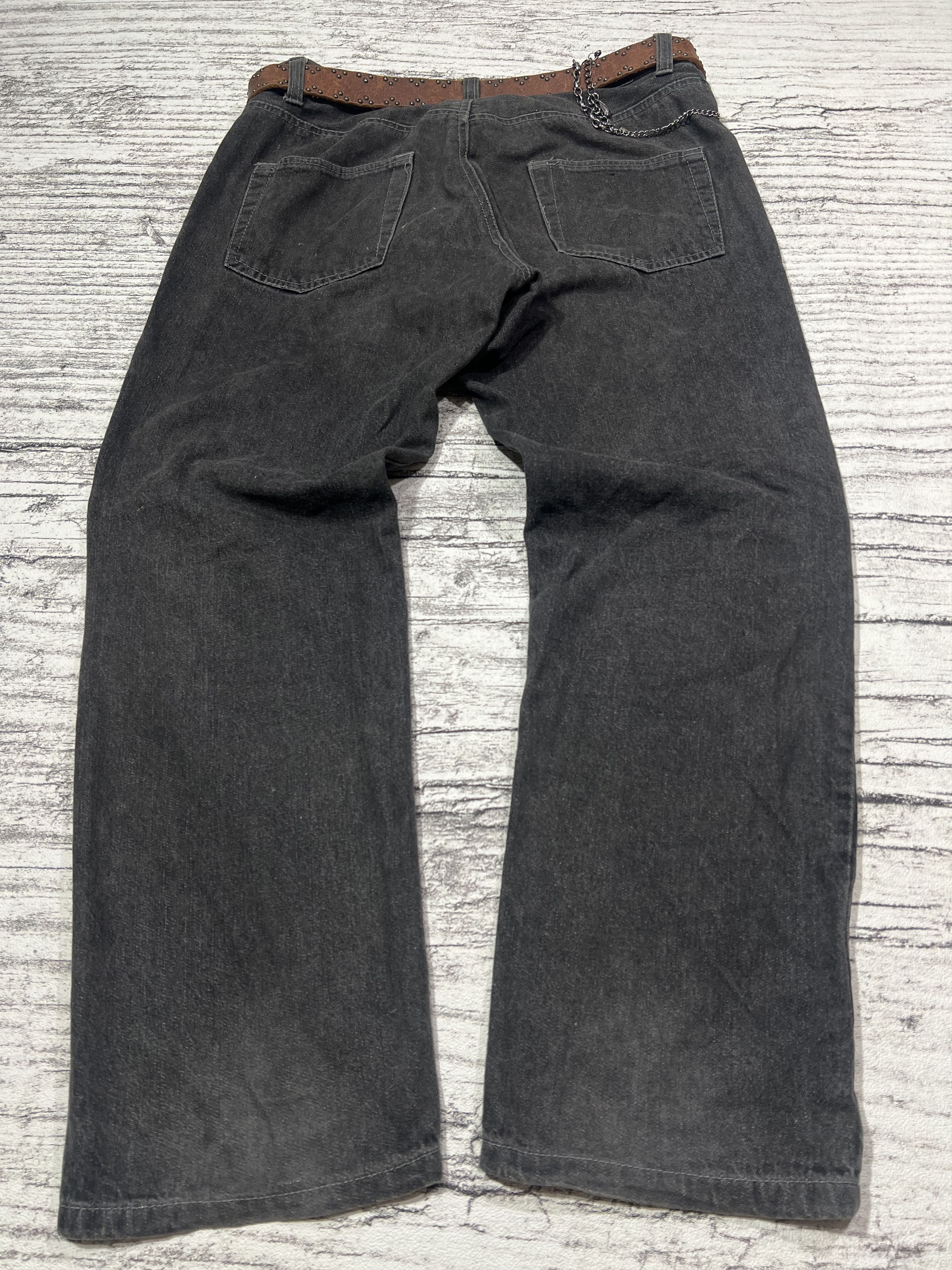 Japanese Brand 2000s Archival Hysteric Y's Cdg Wash Jeans y2k Lgb Ifsix Size US 38 / EU 54 - 2 Thumbnail