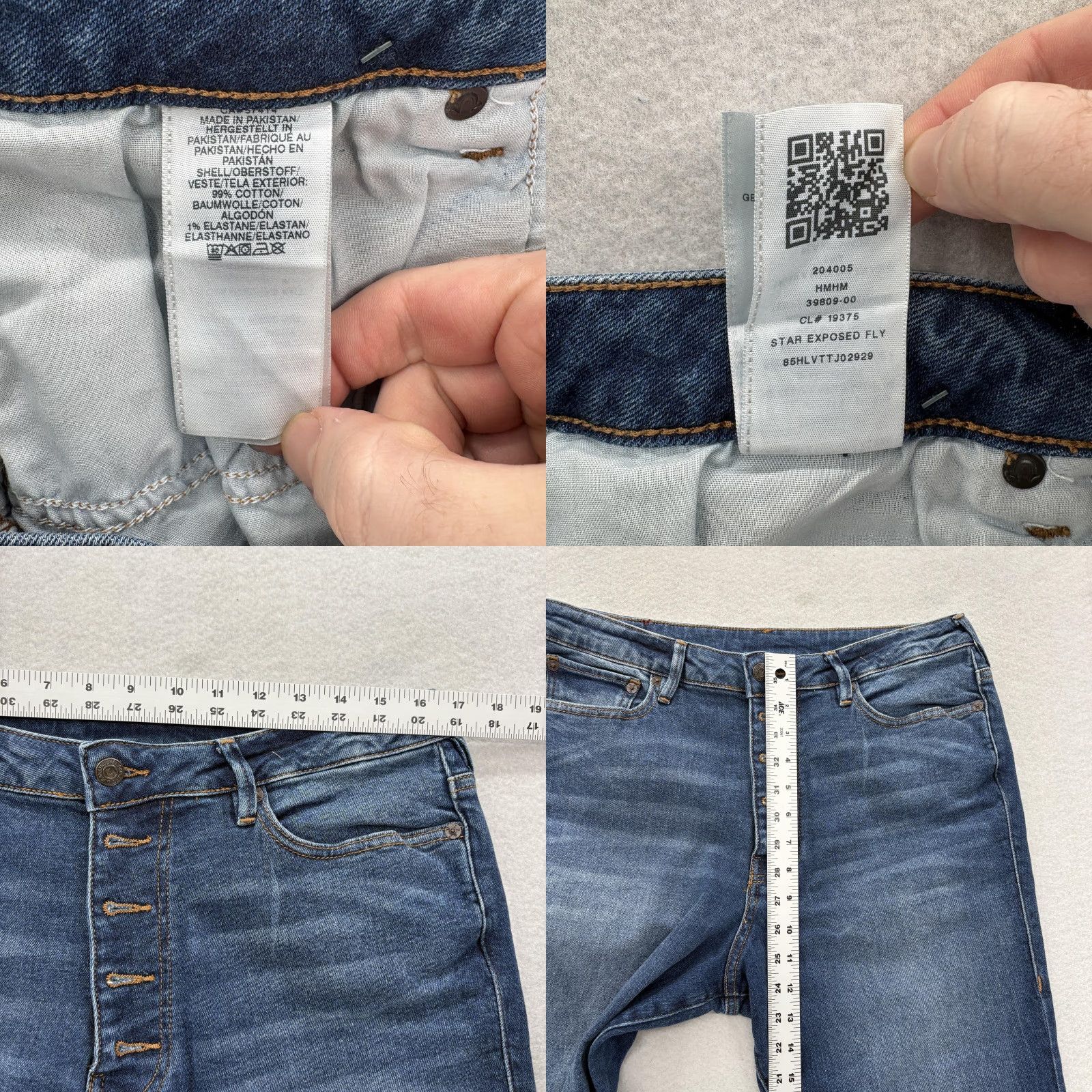 True Religion VINTAGE? No. True Religion Starr Jeans Womens 33 Blue High Rise Cropped Straight Distressed Shirt? Size 24" / US 00 / IT 34 - 8 Thumbnail