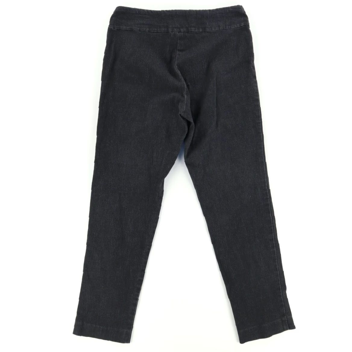 Vintage Krazy Larry Stretch High Rise Tapered Linen Fleece Windbreaker Pants Charcoal Women's 6 Size 28" / US 6 / IT 42 - 4 Thumbnail