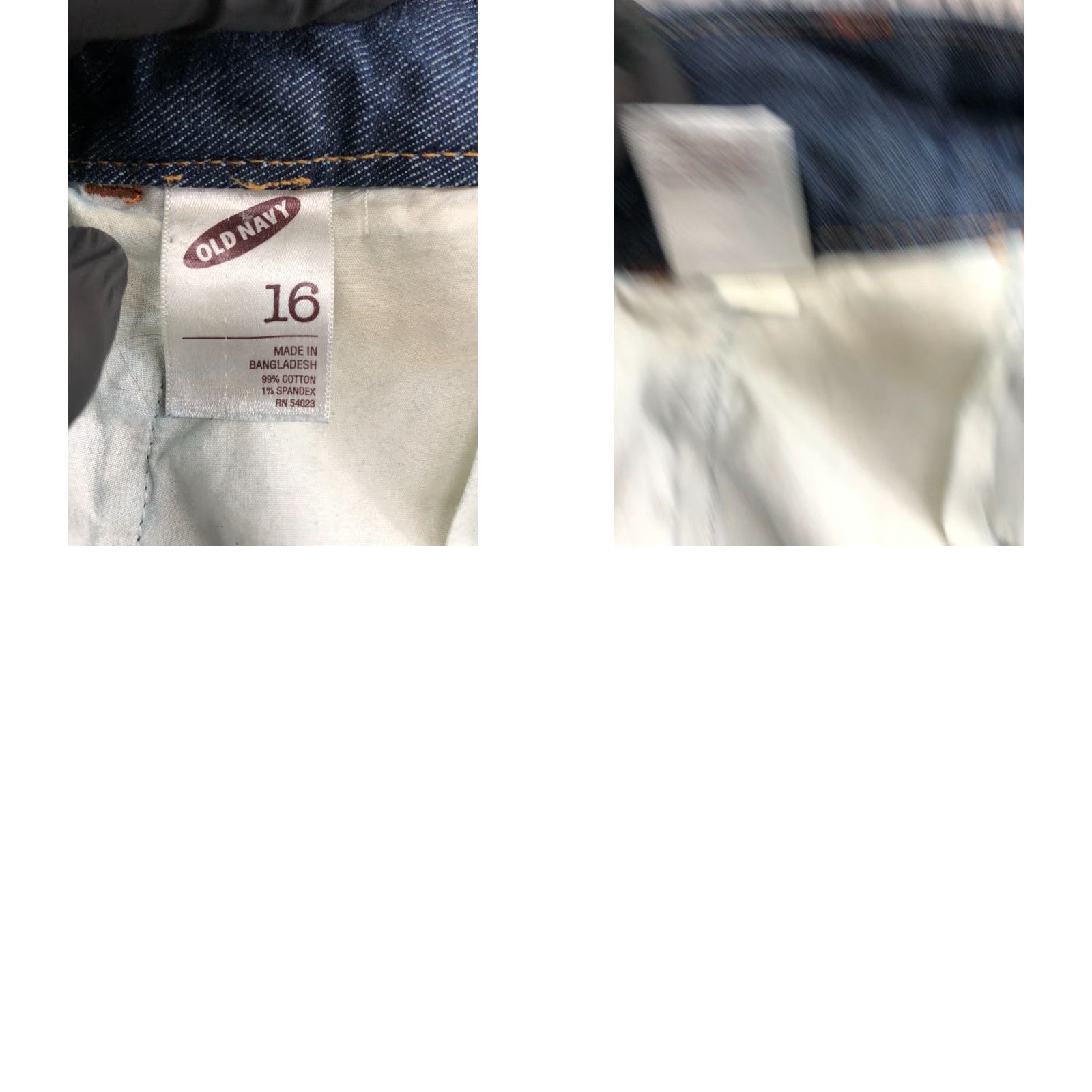 Old Navy Old Navy Skirt Women 16 Blue Denim Knee Length Straight & Pencil Button Zipper Pockets Casual Party Wedding 90s Preppy Size 38" / US 16 / IT 52 - 8 Thumbnail