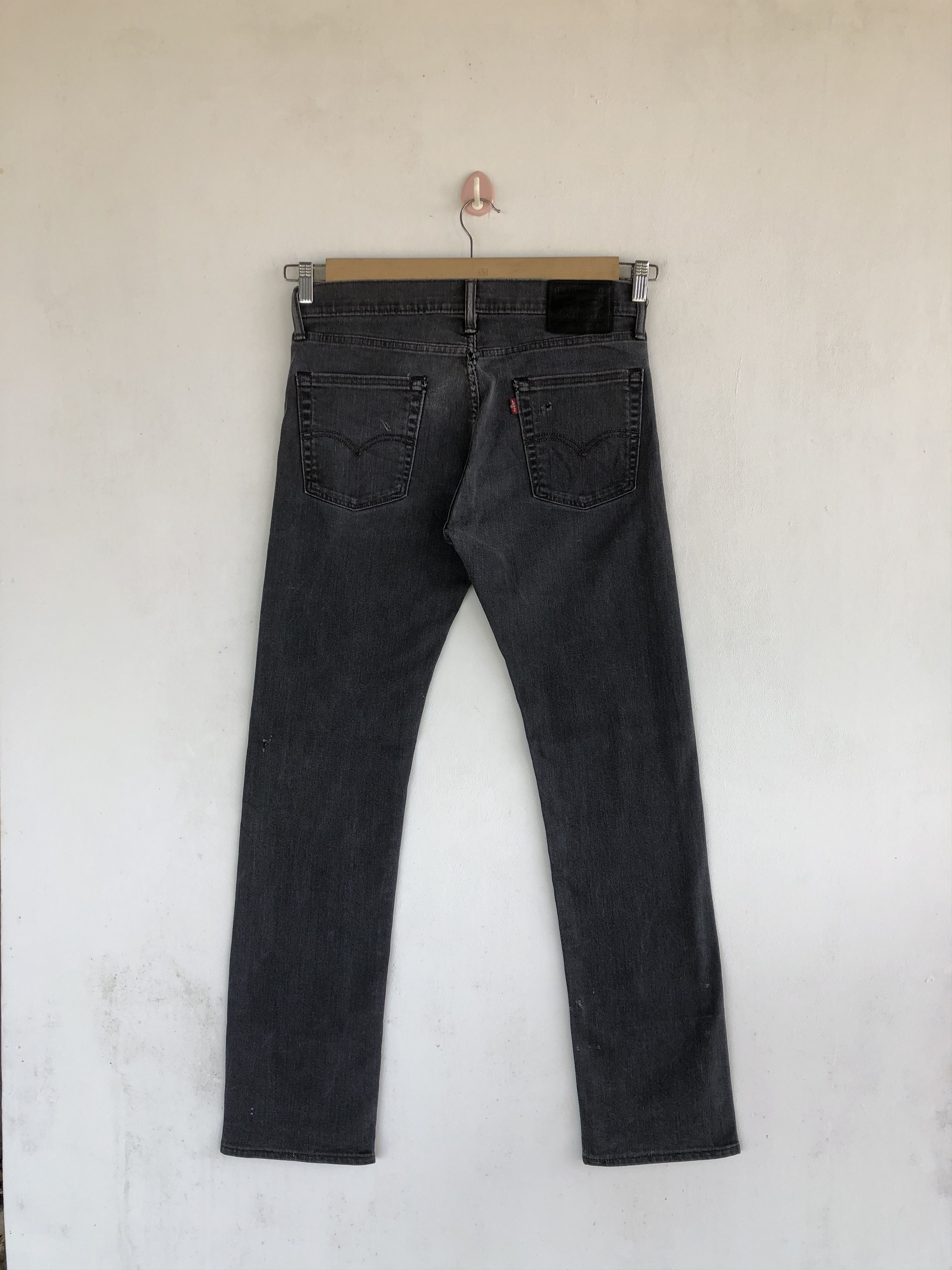 Jean × Levi's × Vintage Vintage Levis Grunge Jeans Levi's 513 Ash Gray Denim Pants Size US 32 / EU 48 - 2 Thumbnail