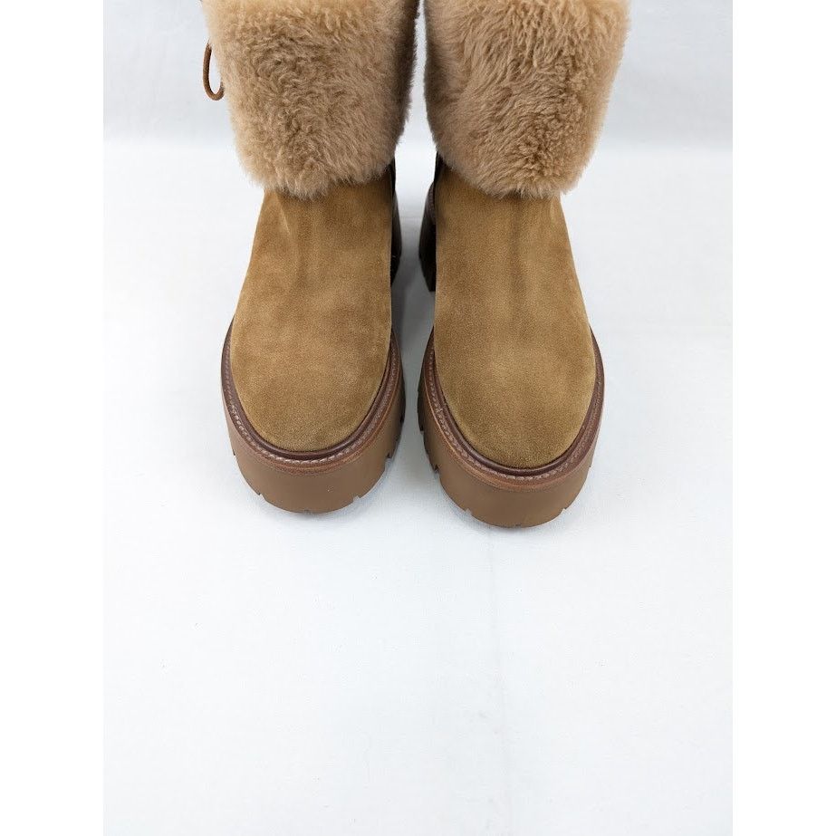 Celine o1rshd1 Shearling Boots in Brown Size US 11 / IT 41 - 13 Thumbnail