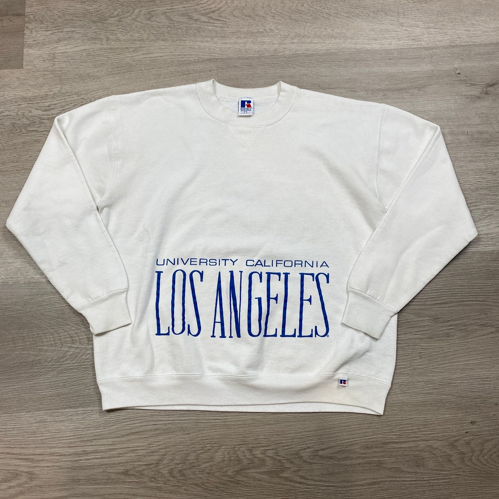 Russell Athletic × Vintage VTG 90s Russell Athletic UCLA College Crewneck Sweatshirt XL Size US XL / EU 56 / 4 - 1 Thumbnail