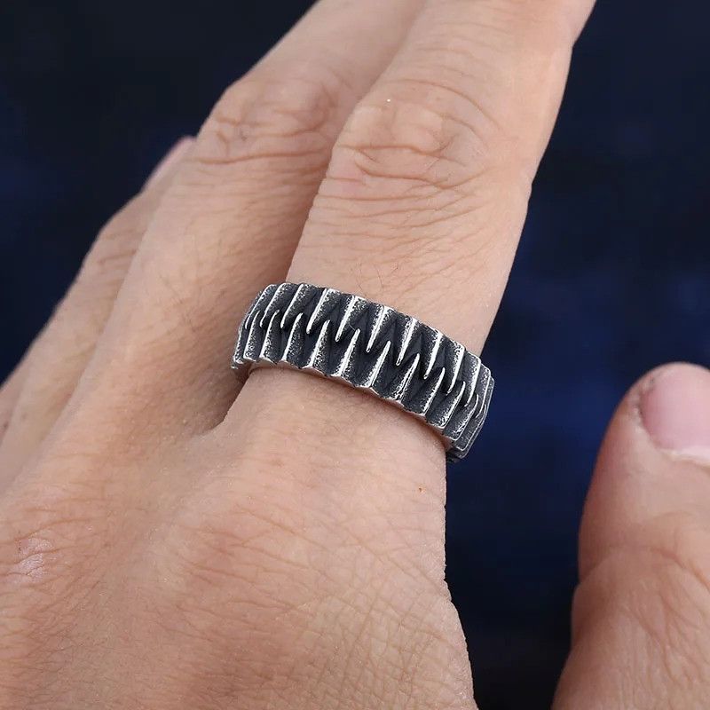 Jewelry Geometric Gear Ring Size ONE SIZE - 1 Thumbnail