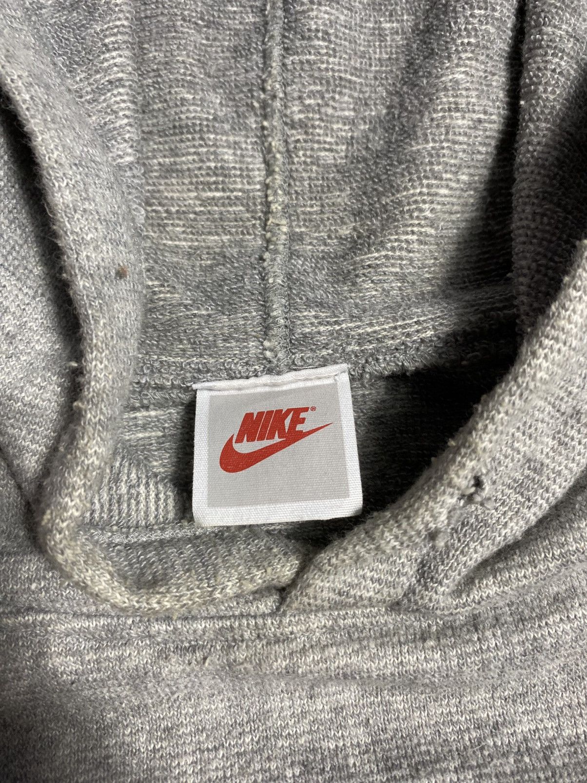 Nike Vintage Nike Big Swoosh Logo Hoodie Sweatshirt Y2K Boxy Fit Size US L / EU 52-54 / 3 - 3 Thumbnail