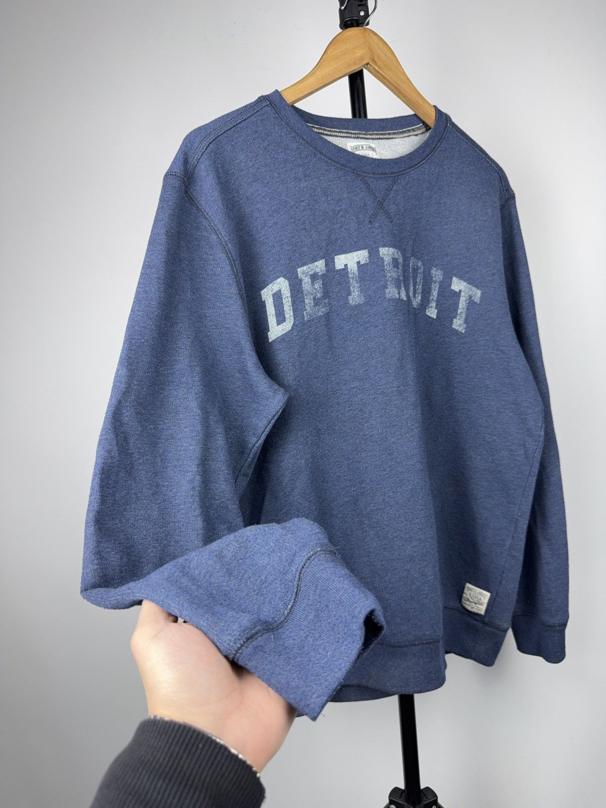 Wrangler 00s Retro Wrangler USA Detroit Print Crewneck Sweatshirt Size US L / EU 52-54 / 3 - 8 Thumbnail