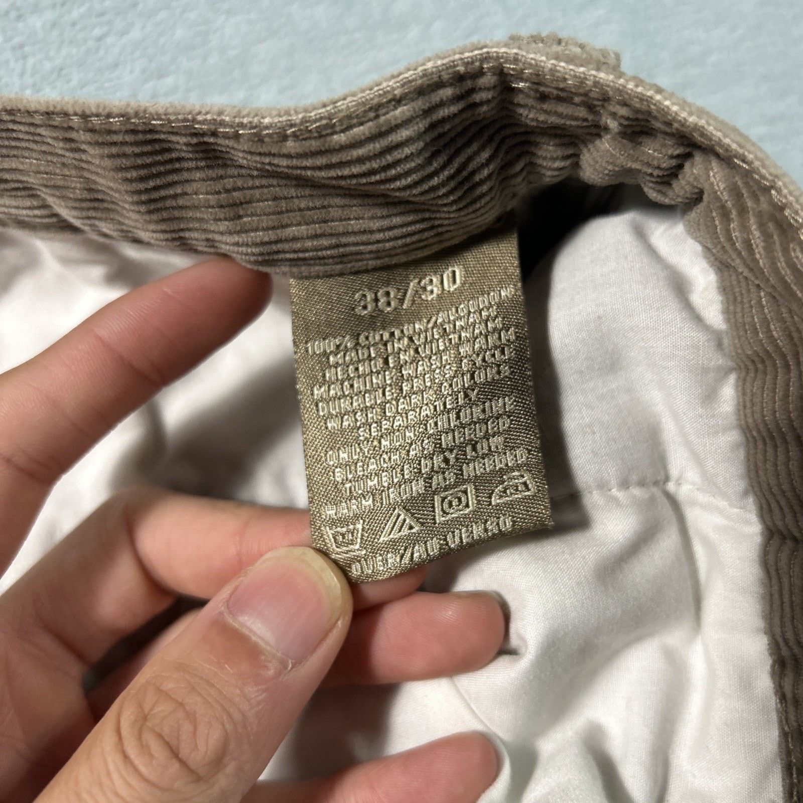 Gap Corduroy Beyond Baggy Pants Men 38x30 Hamilton Loose Relax Size US 38 / EU 54 - 3 Thumbnail
