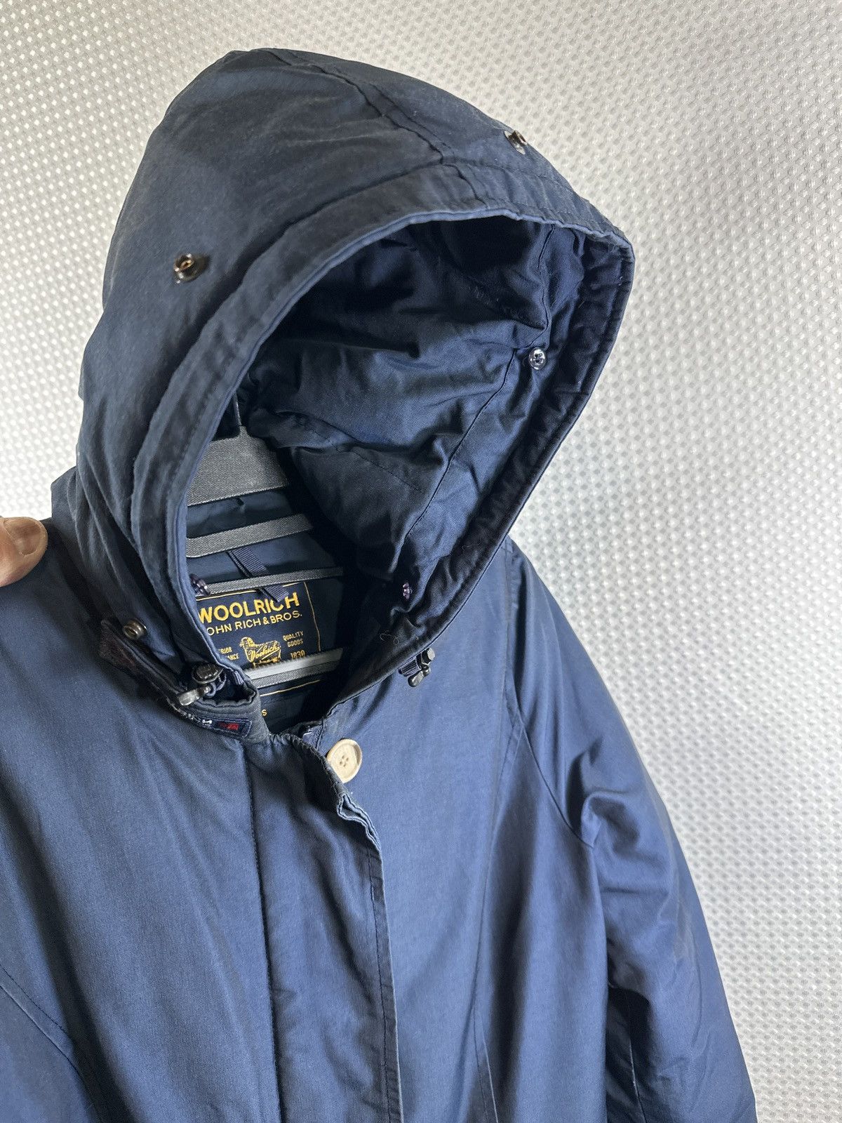 Woolrich Woolen Mills Woolrich Arctic Parka Blue Down Women’s Jacket Size S / US 4 / IT 40 - 4 Thumbnail