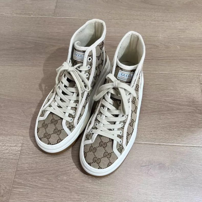 Gucci Gucci HighTop Platform Sneakers with Logo Print-2506 Size US 6 / IT 36 - 5 Thumbnail