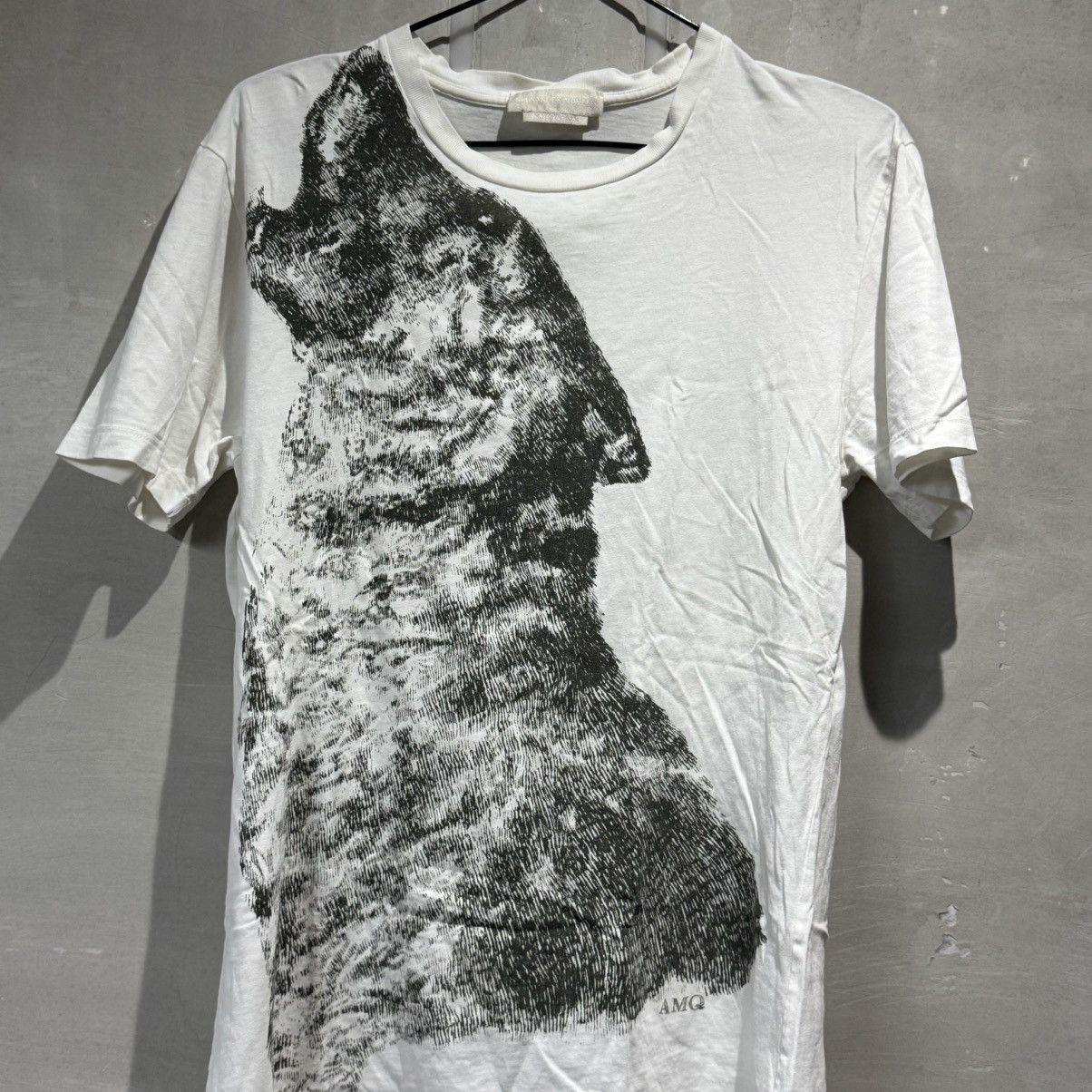 Alexander McQueen 2008 VINTAGE ALEXANDER MCQUEEN WOLF TSHIRT Size US S / EU 44-46 / 1 - 5 Thumbnail