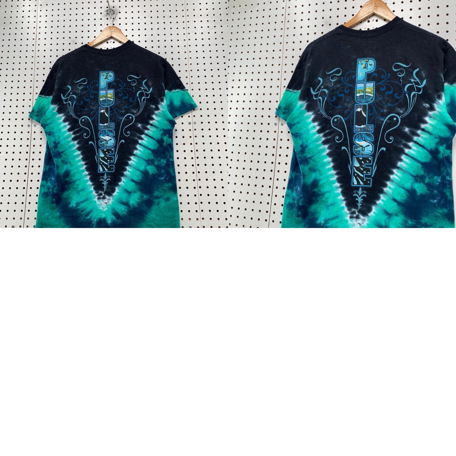 Liquid Blue Pink Floyd Pulse T Shirt Mens Medium Liquid Blue Tie Dye Music Hippie Size US M / EU 48-50 / 2 - 9 Thumbnail