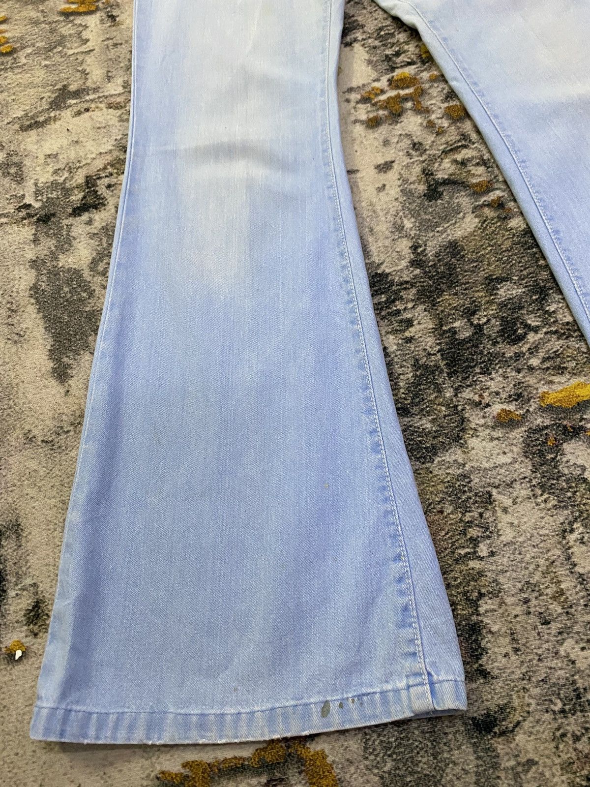 Edwin × If Six Was Nine × Vintage Vintage 70s Edwin Flared Denim Size US 29 - 6 Thumbnail