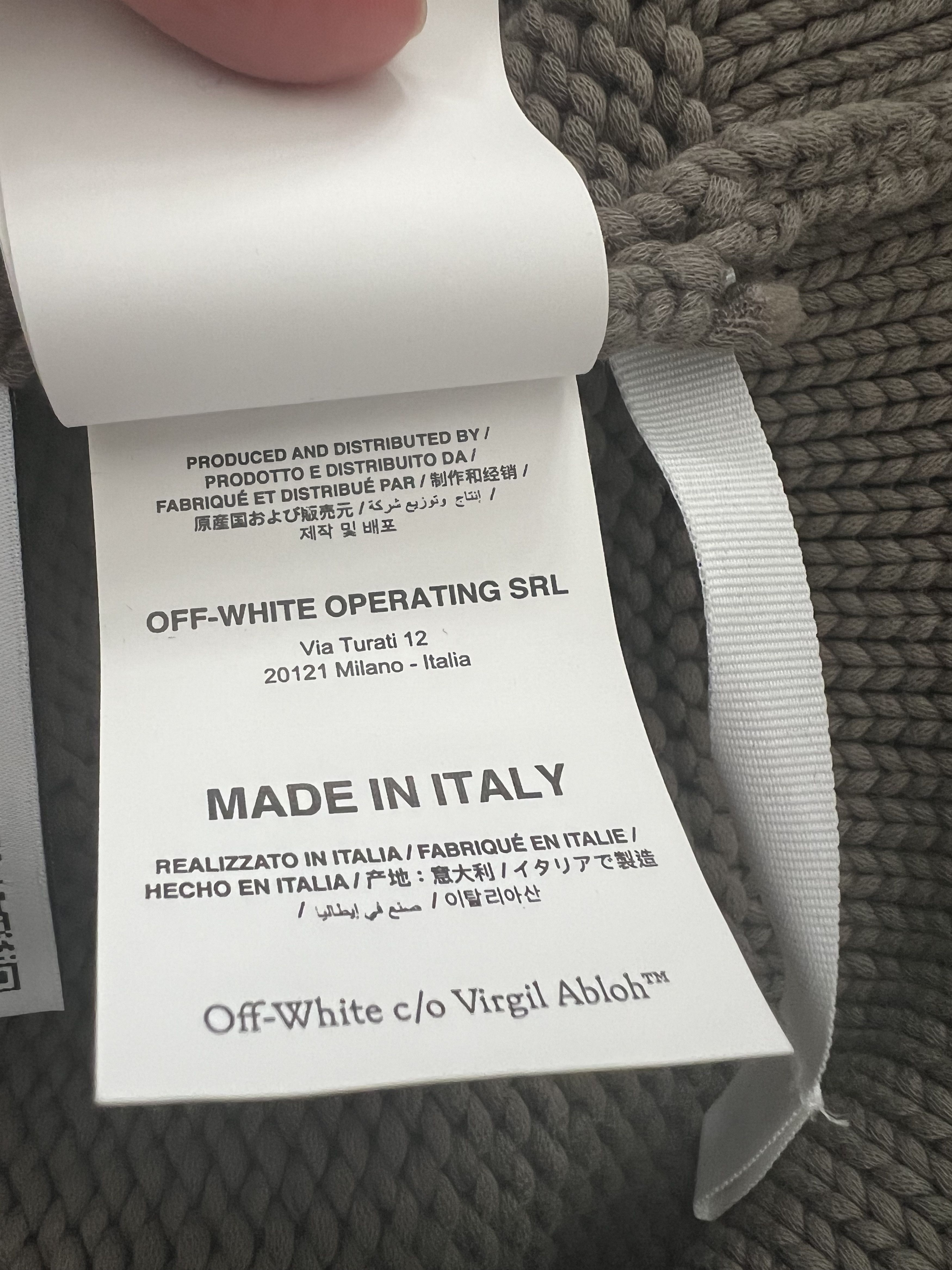 Off-White Virgil Alboh SS22 Tactical Knit Hoodie Size US M / EU 48-50 / 2 - 19 Thumbnail