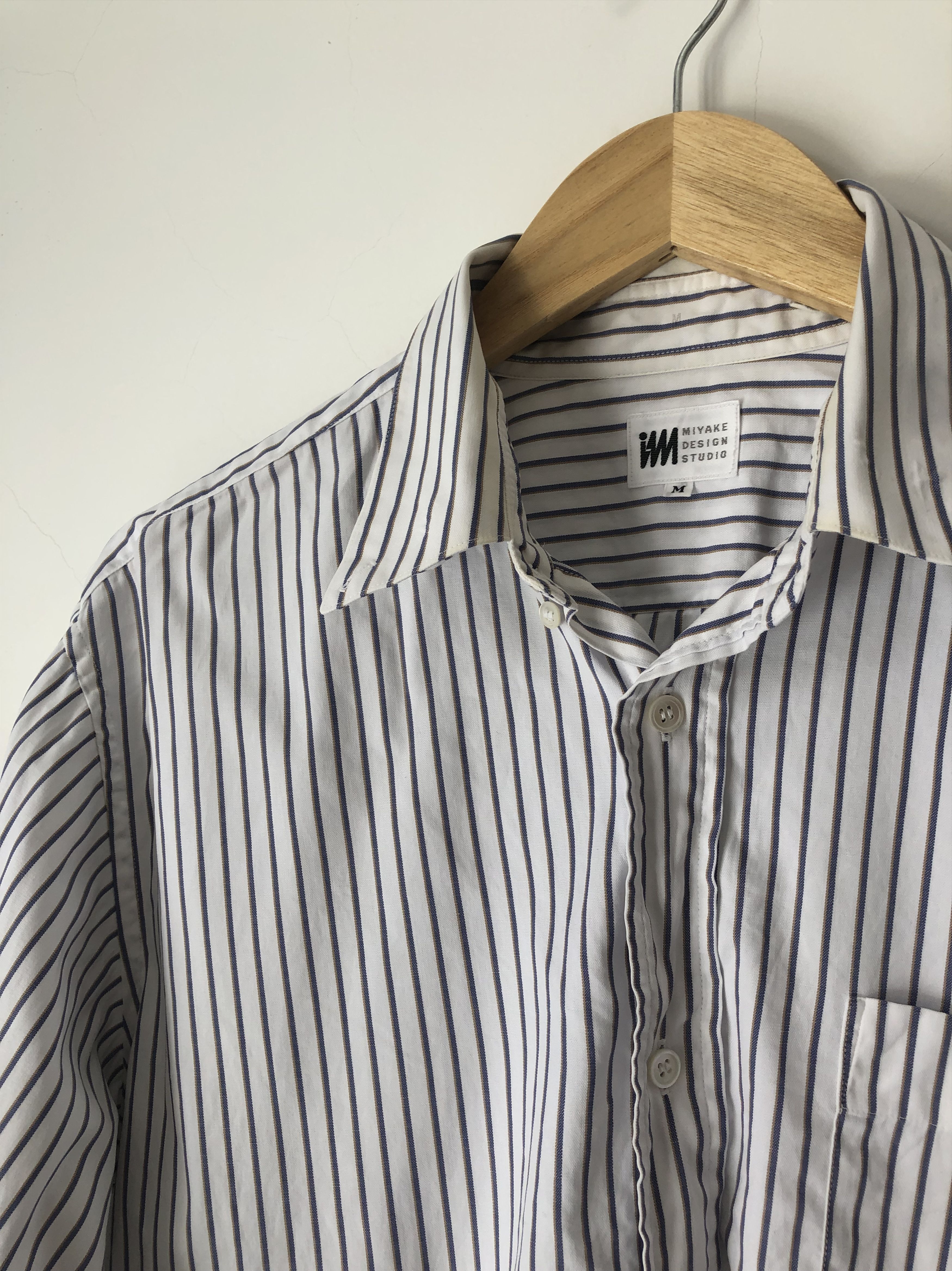 Issey Miyake stripes shirt Size US M / EU 48-50 / 2 - 2 Thumbnail