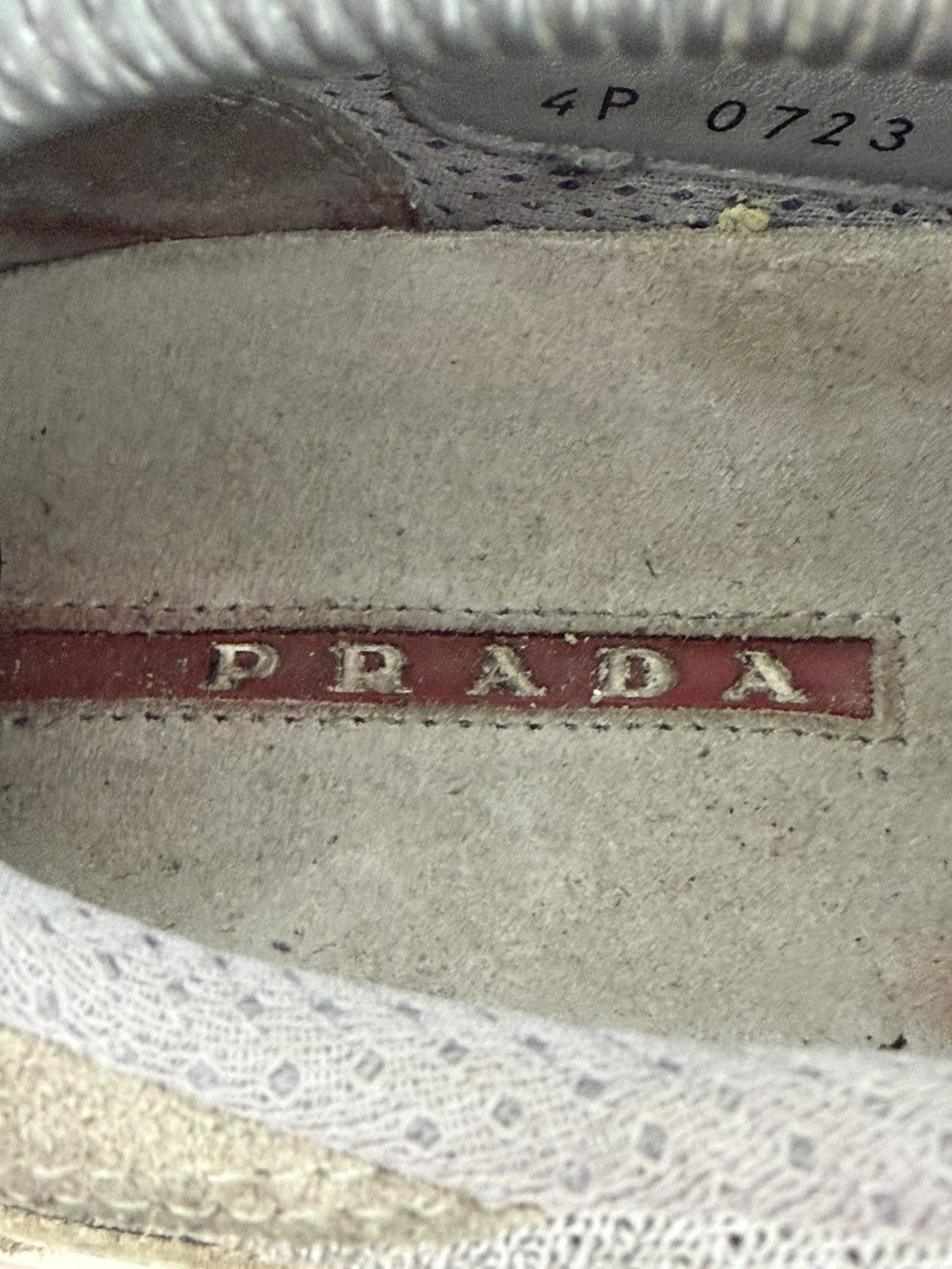 Prada Prada America’s Cup Velcro Sneakers - Silver/White Size US 10 / EU 43 - 9 Thumbnail