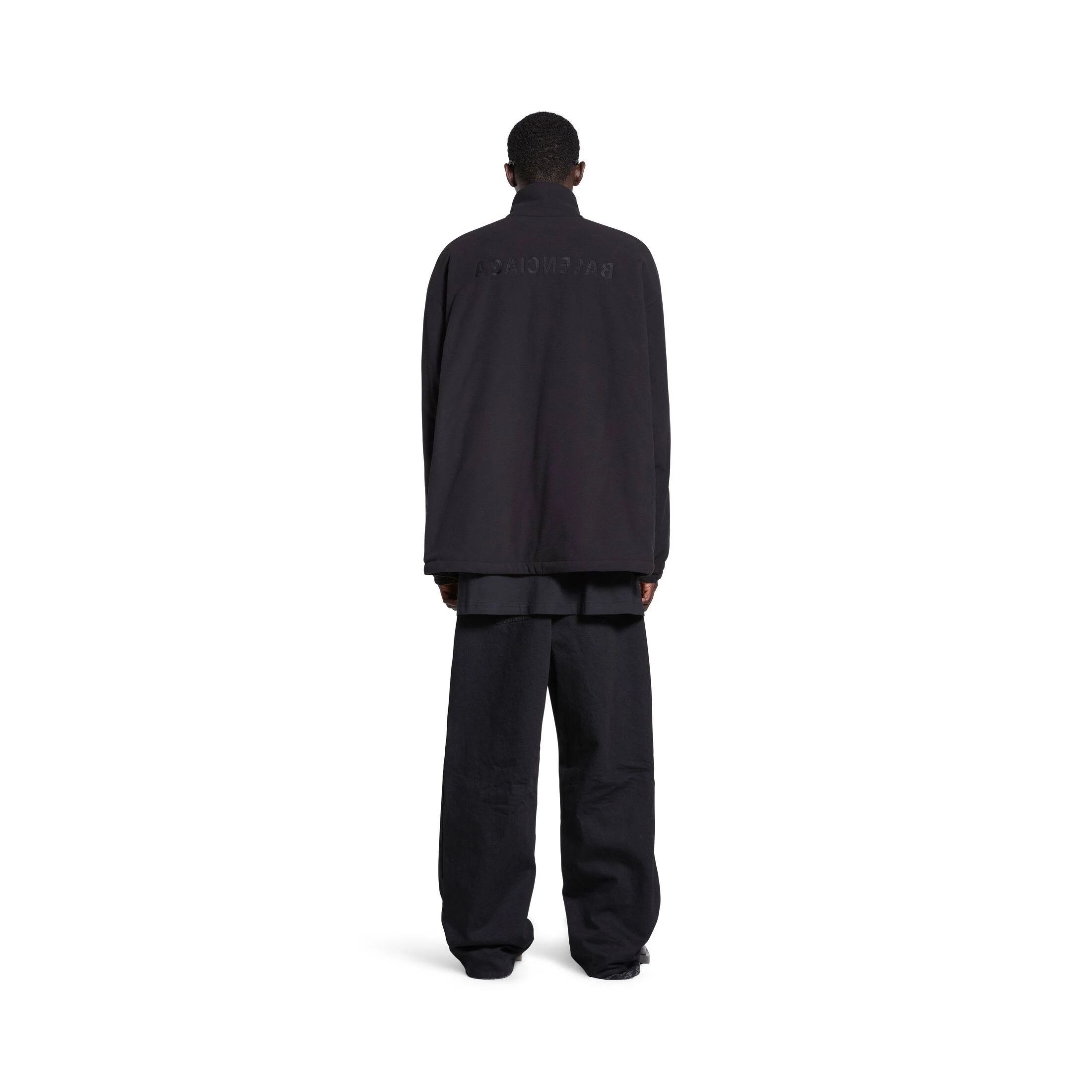 Balenciaga o1mt1gz0924 Zip- Up Jacket in Black Size US S / EU 44-46 / 1 - 2 Thumbnail