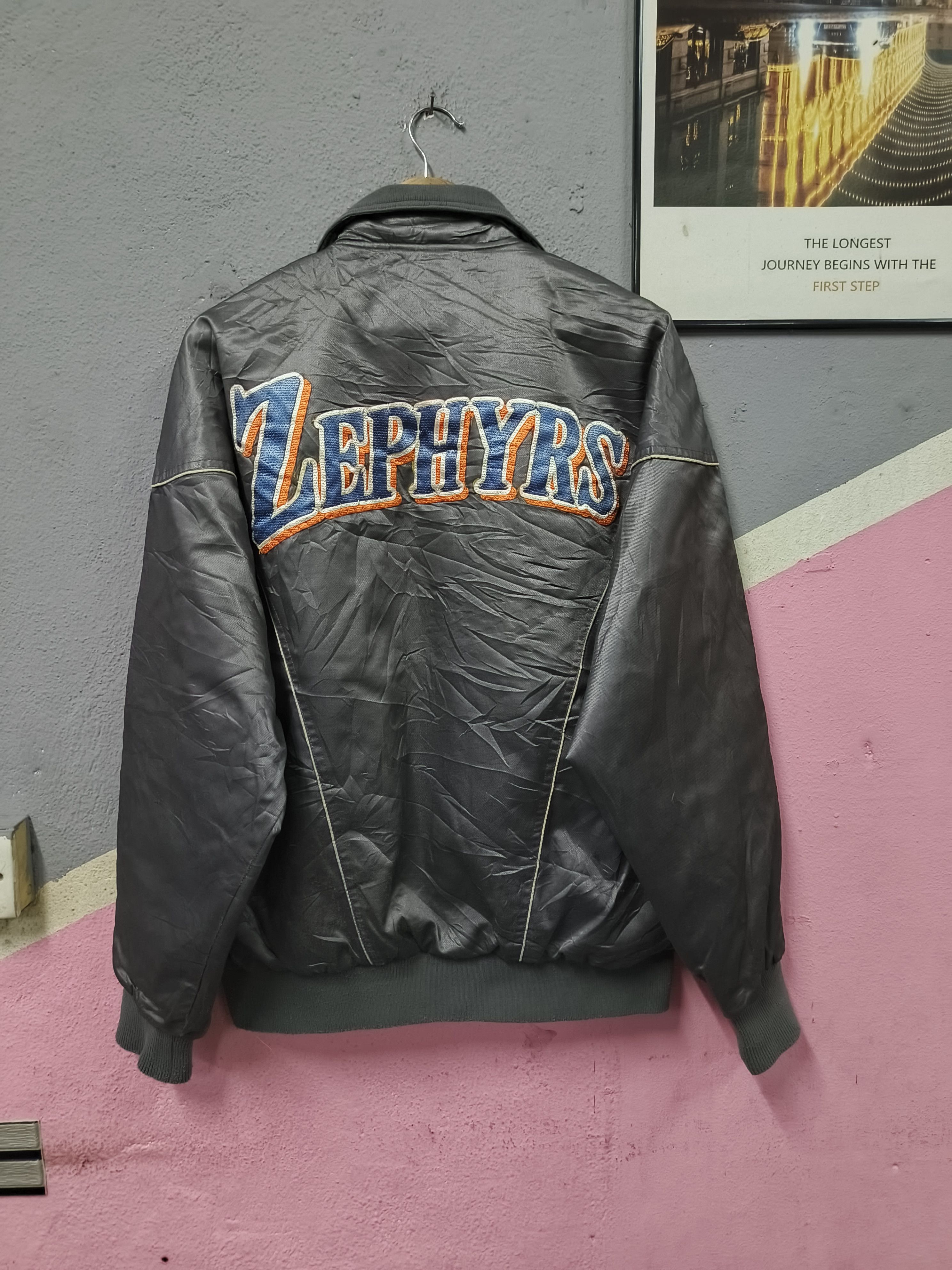 Japanese Brand SSK ZEPHYRS VTG BASEBALL VARSITY JACKET BOMBER JACKET Size US L / EU 52-54 / 3 - 1 Thumbnail