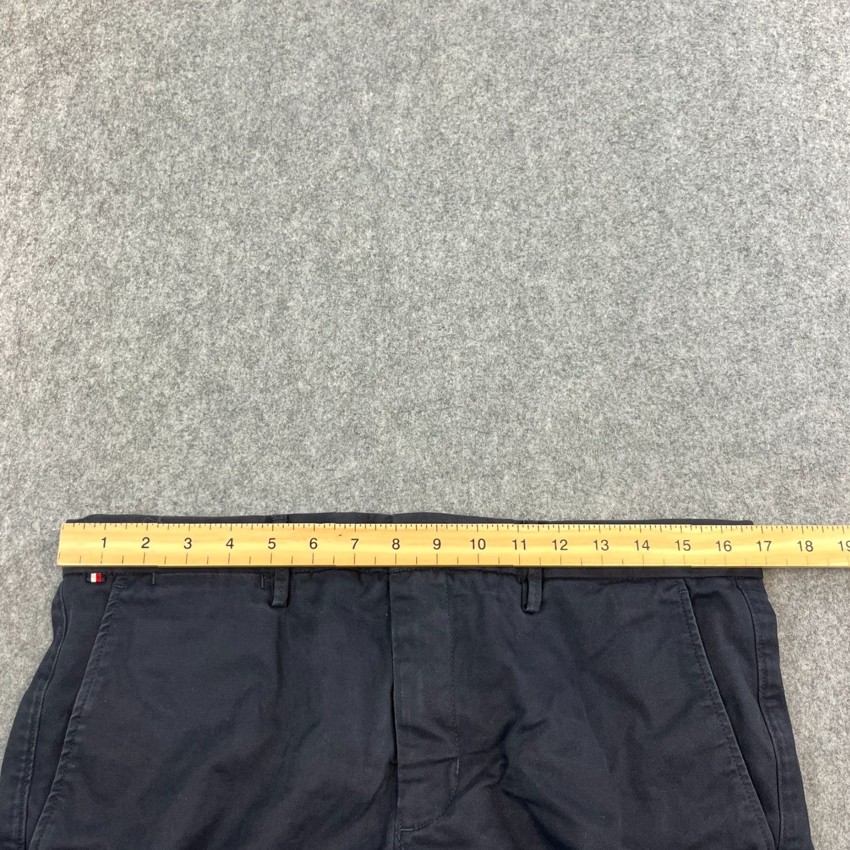 Tommy Hilfiger Tommy Hilfiger Mens Chino Trousers Pants Slim Tapered 34 Blue Cotton Elastan 5-Pocket Preppy Size US 34 / EU 50 - 6 Thumbnail