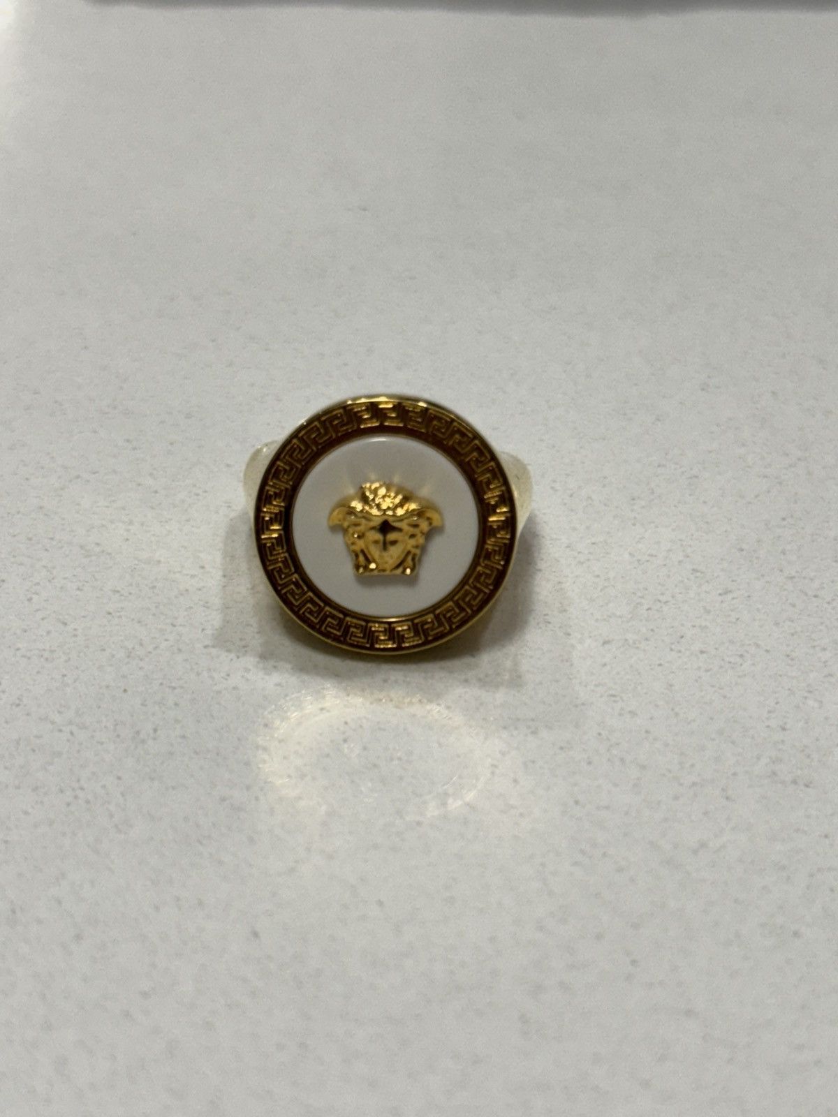 Versace Versace Medusa enamel ring Size ONE SIZE - 3 Thumbnail
