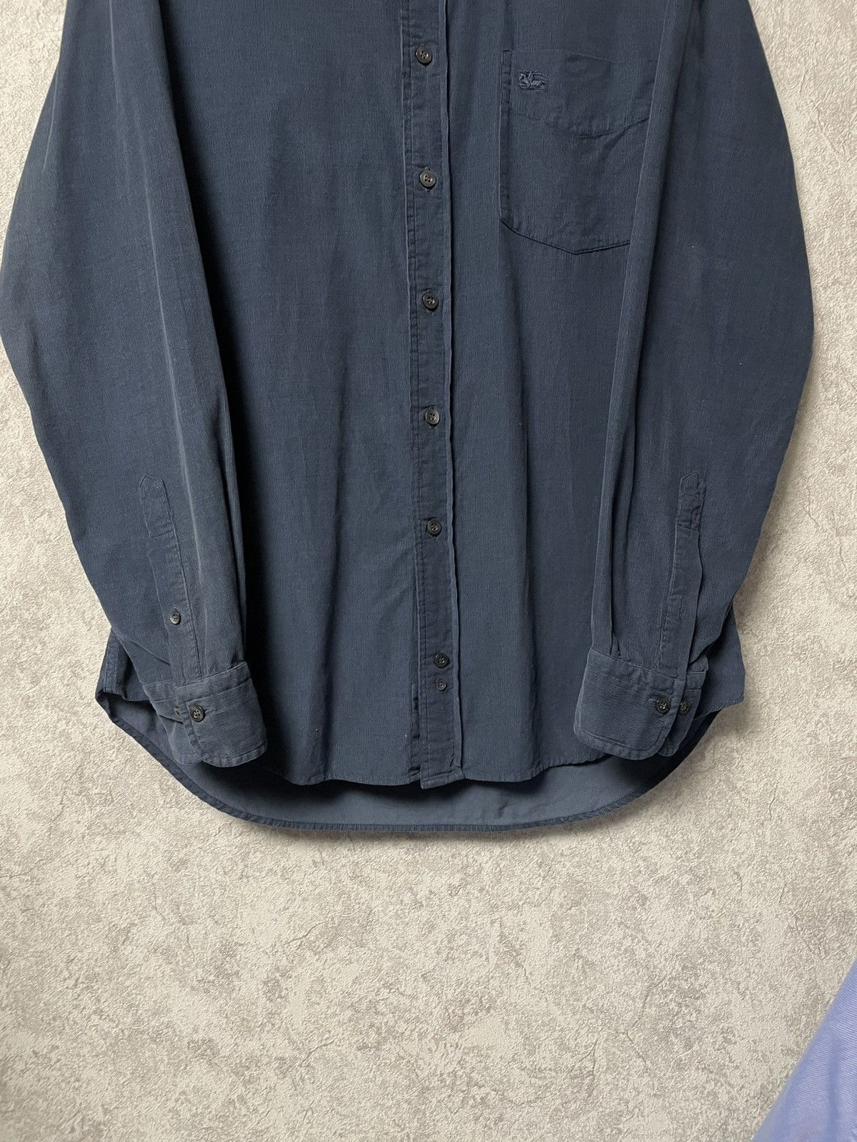 Burberry Burberry Velvet Long Sleeve Button Ups Shirt Size US S / EU 44-46 / 1 - 3 Thumbnail