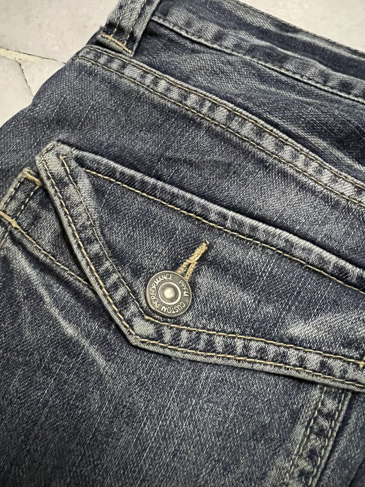 PPFM 💥RARE PPFM CURVED DISTRESSED JEAN Size US 32 / EU 48 - 18 Thumbnail