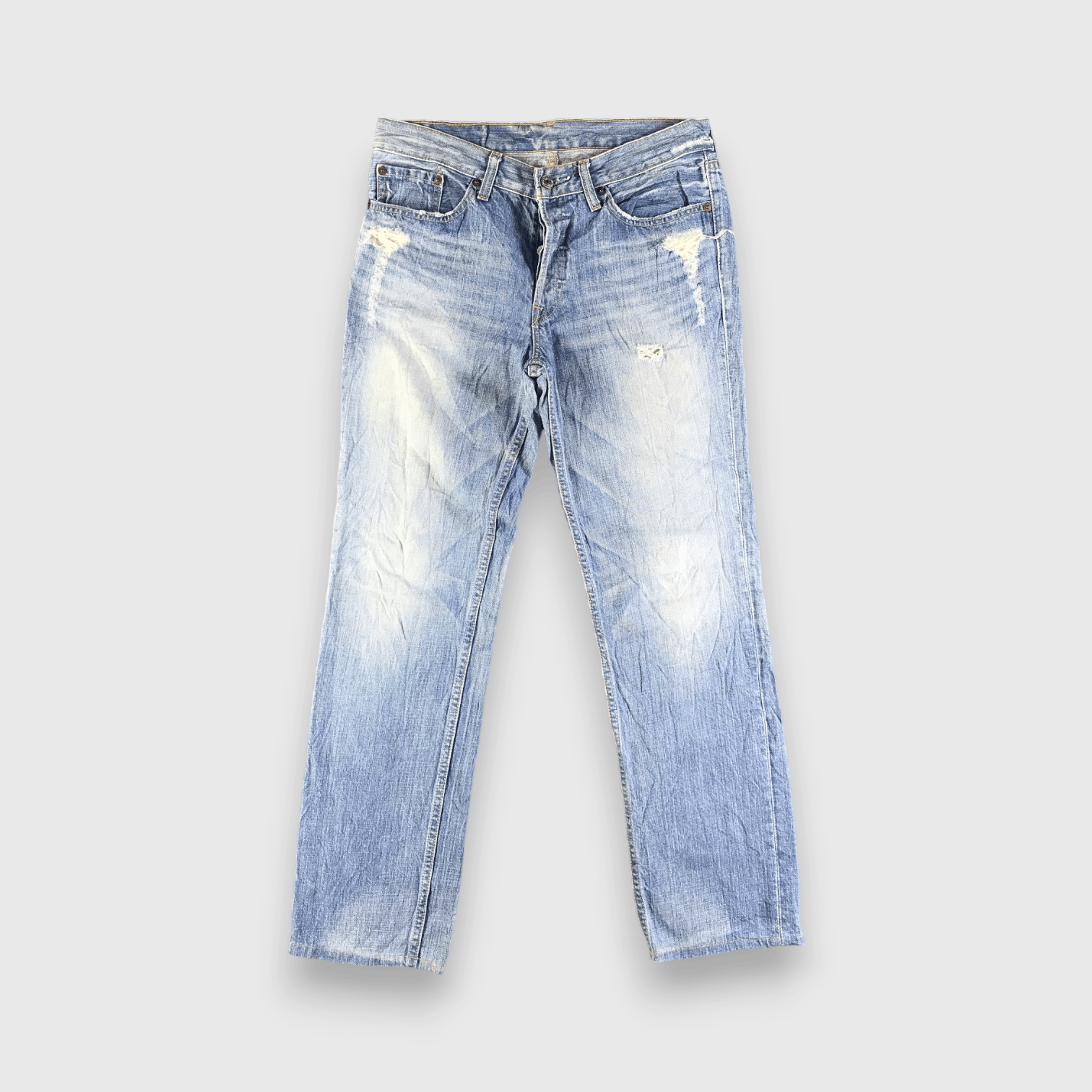 Levi's 90s Vintage Blue Wash Levis 501 Jeans-J3572 Size 31" - 1 Thumbnail