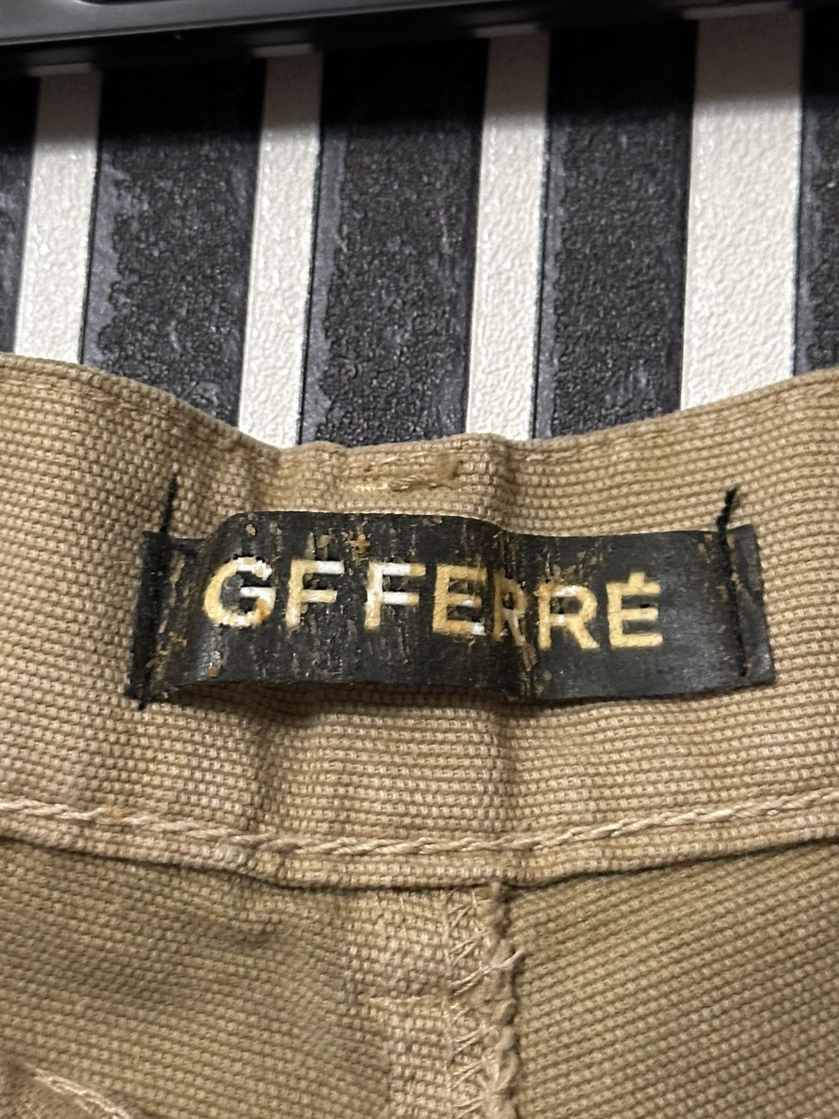 Gianfranco Ferre 2004 Gianfranco Ferre Army-Military Rarest Denim Pants Size US 37 - 13 Thumbnail
