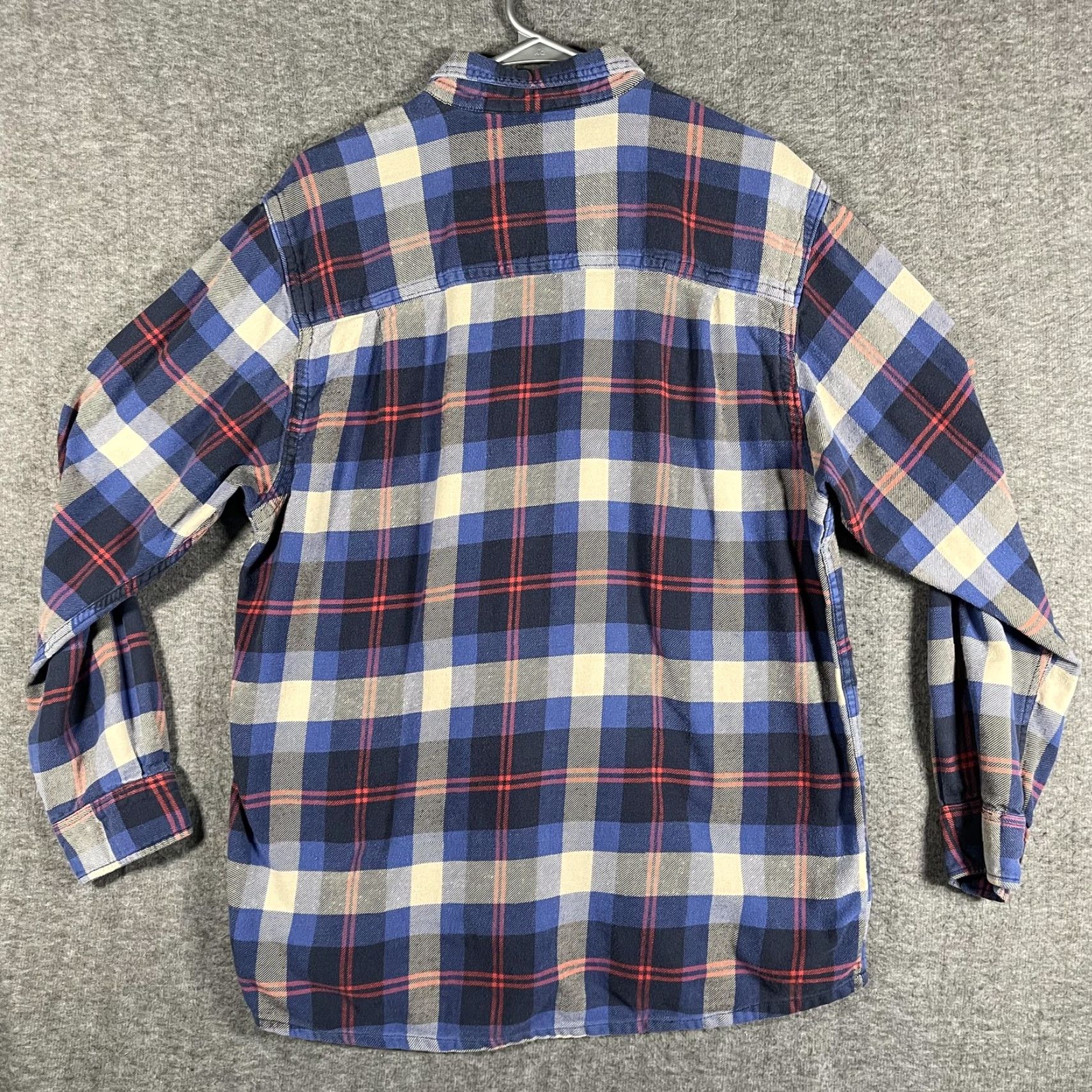 KAVU KAVU Shirt Mens 2XL Blue Plaid Flannel Button Up Long Sleeve Casual Outdoor Size US XXL / EU 58 / 5 - 3 Thumbnail