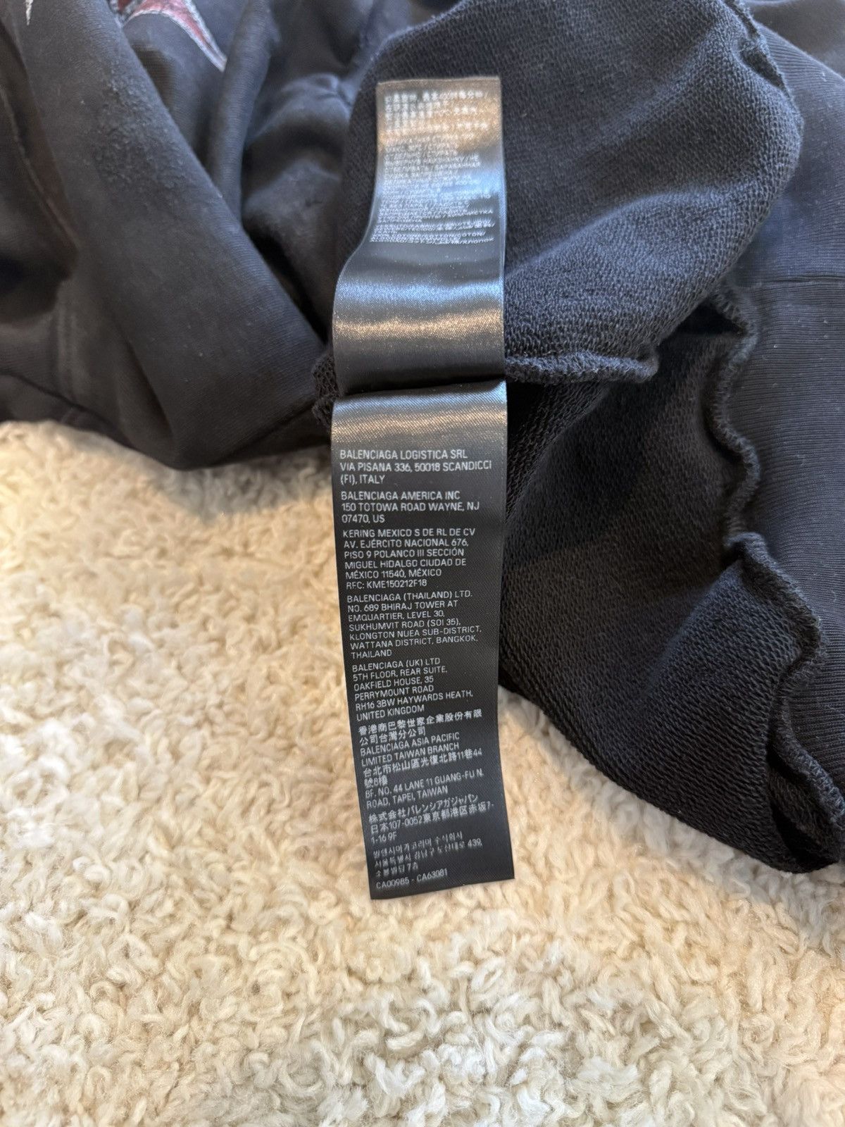 Balenciaga Balenciaga Paris Moon Hoodie Size US S / EU 44-46 / 1 - 18 Thumbnail