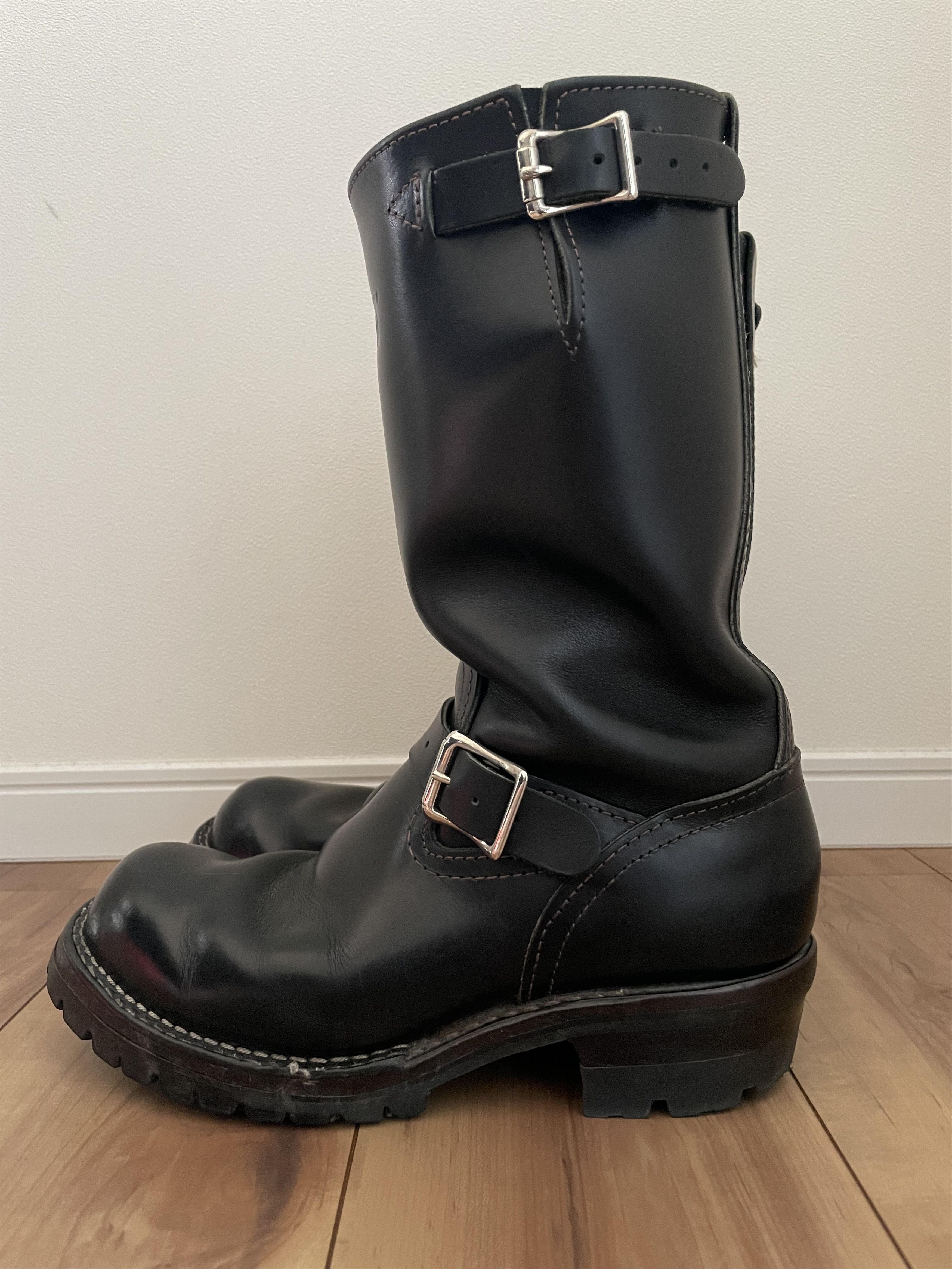 WESCO　BOSS8.5E WESCO Wesco Boss Engineer Boots Leather Black Size US 8.5D