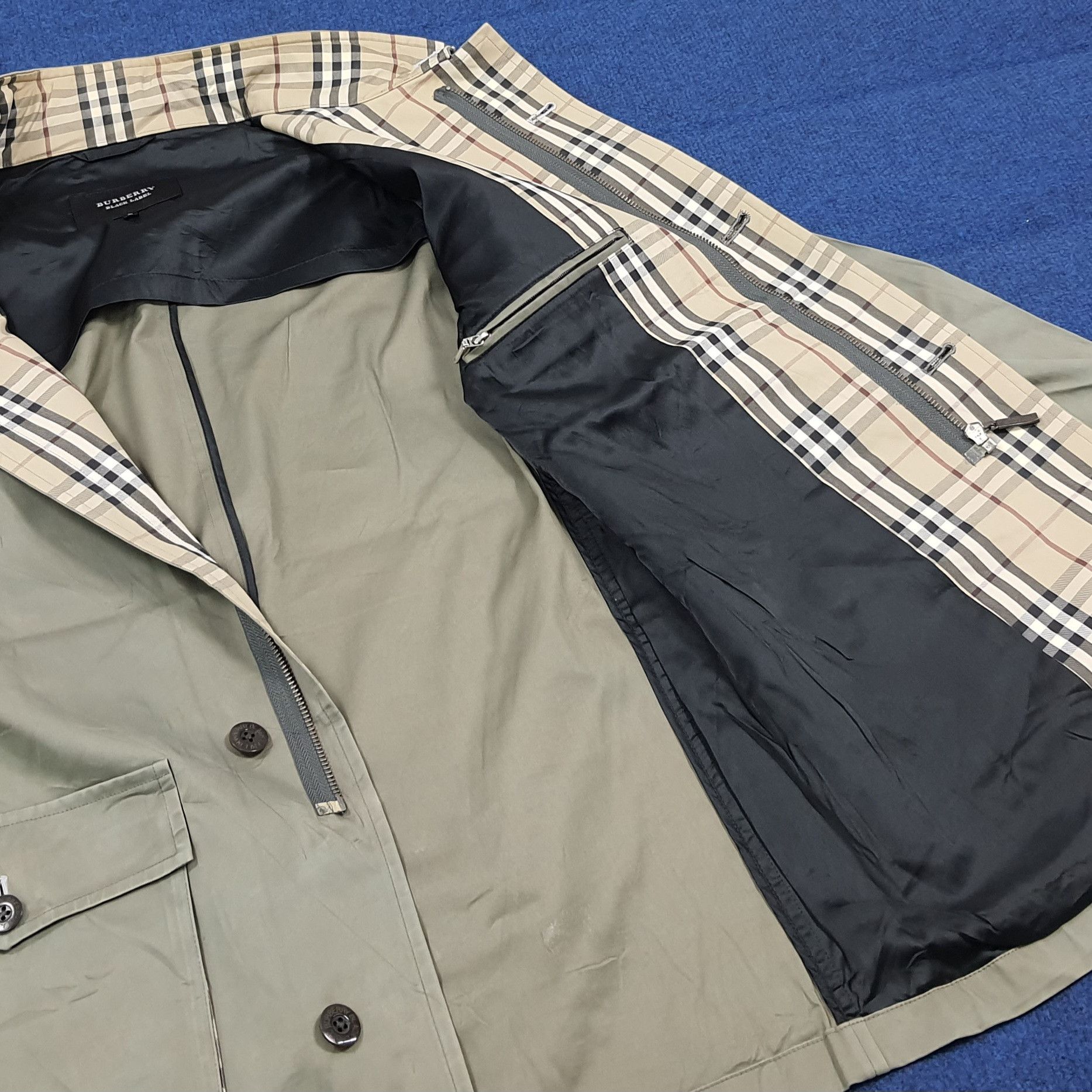 Burberry Vintage Burberry Black Label Military Field Jacket C287N18 Size US S / EU 44-46 / 1 - 10 Thumbnail