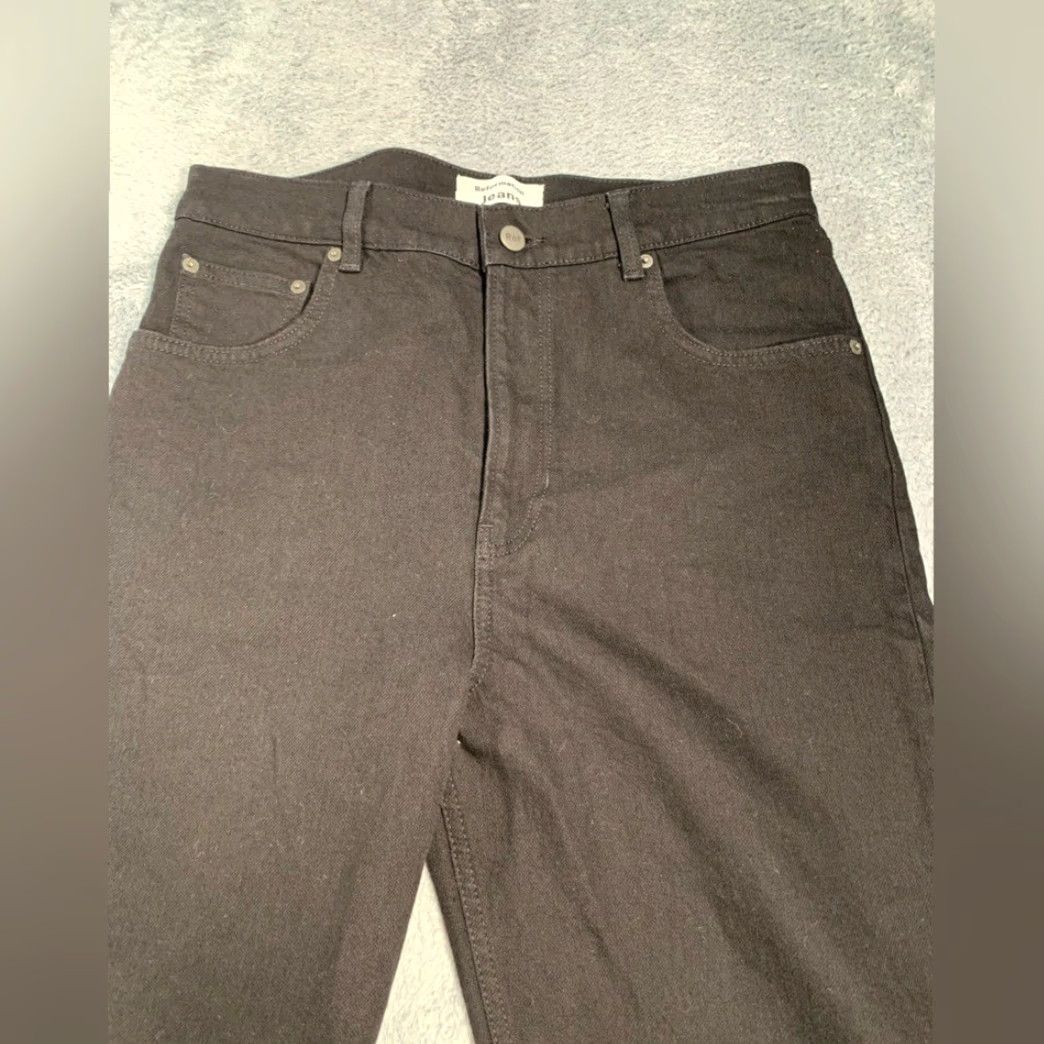 Reformation Reformation Black Liza Jeans 31 Women Mom Regular Size 31 Size 24" / US 00 / IT 34 - 4 Thumbnail