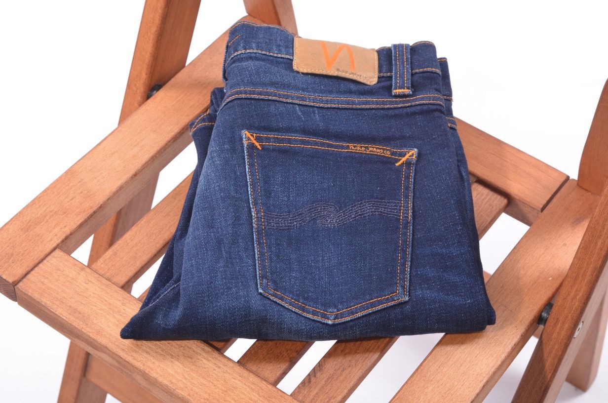 Nudie Jeans Nudie Jeans Lean Dean Dark Deep Worn W30 Size US 30 / EU 46 - 1 Thumbnail