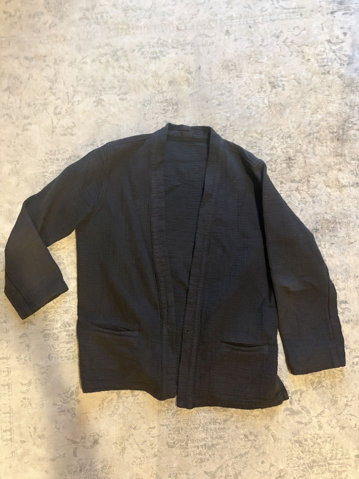 Epaulet Epaulet Kamigata jacket in gunmetal sashiko Size US L / EU 52-54 / 3 - 2 Thumbnail