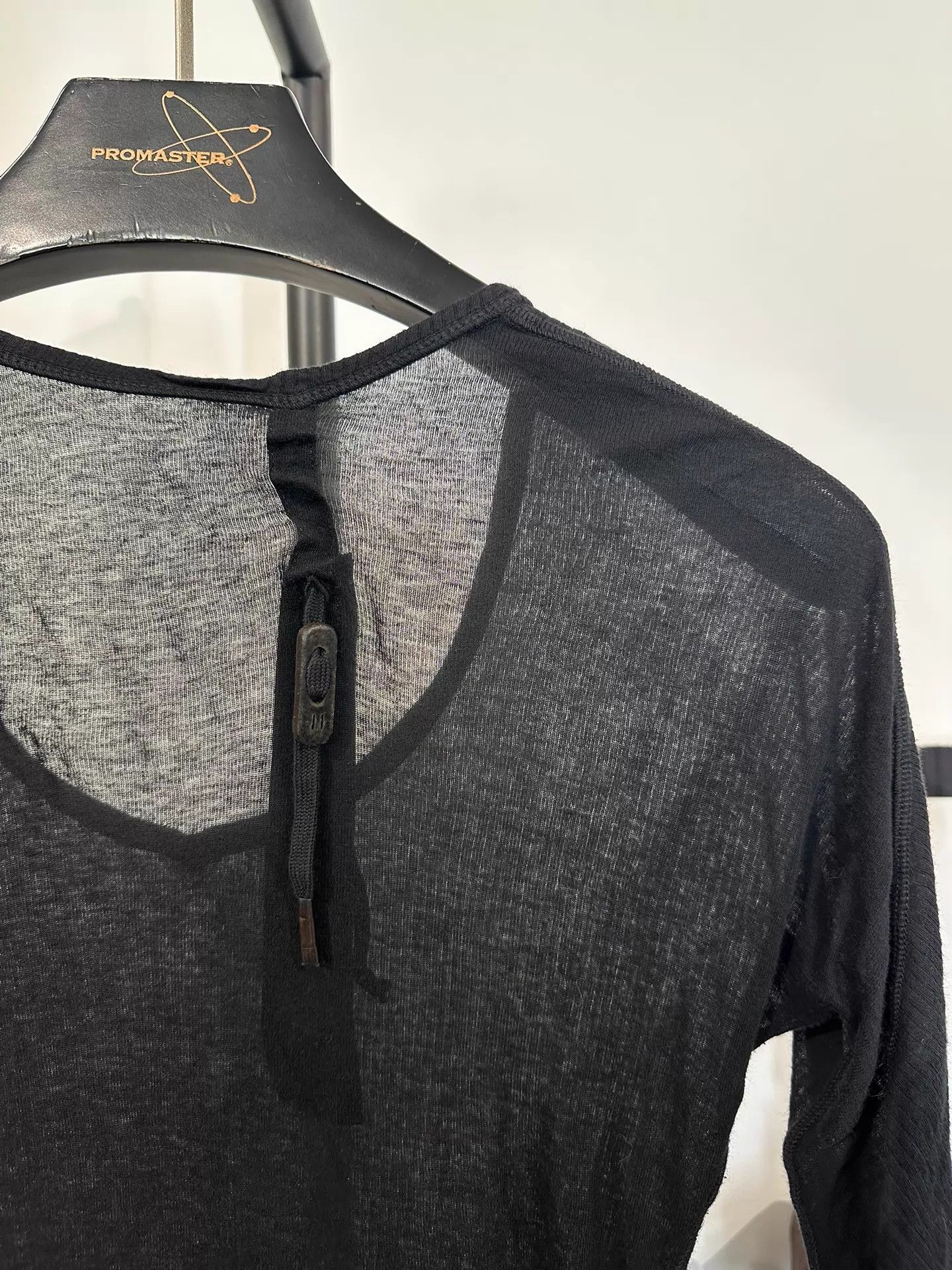 Boris Bidjan Saberi BBS 11by knit semi-sheer base layer long sleeve XS Size XS / US 0-2 / IT 36-38 - 6 Thumbnail