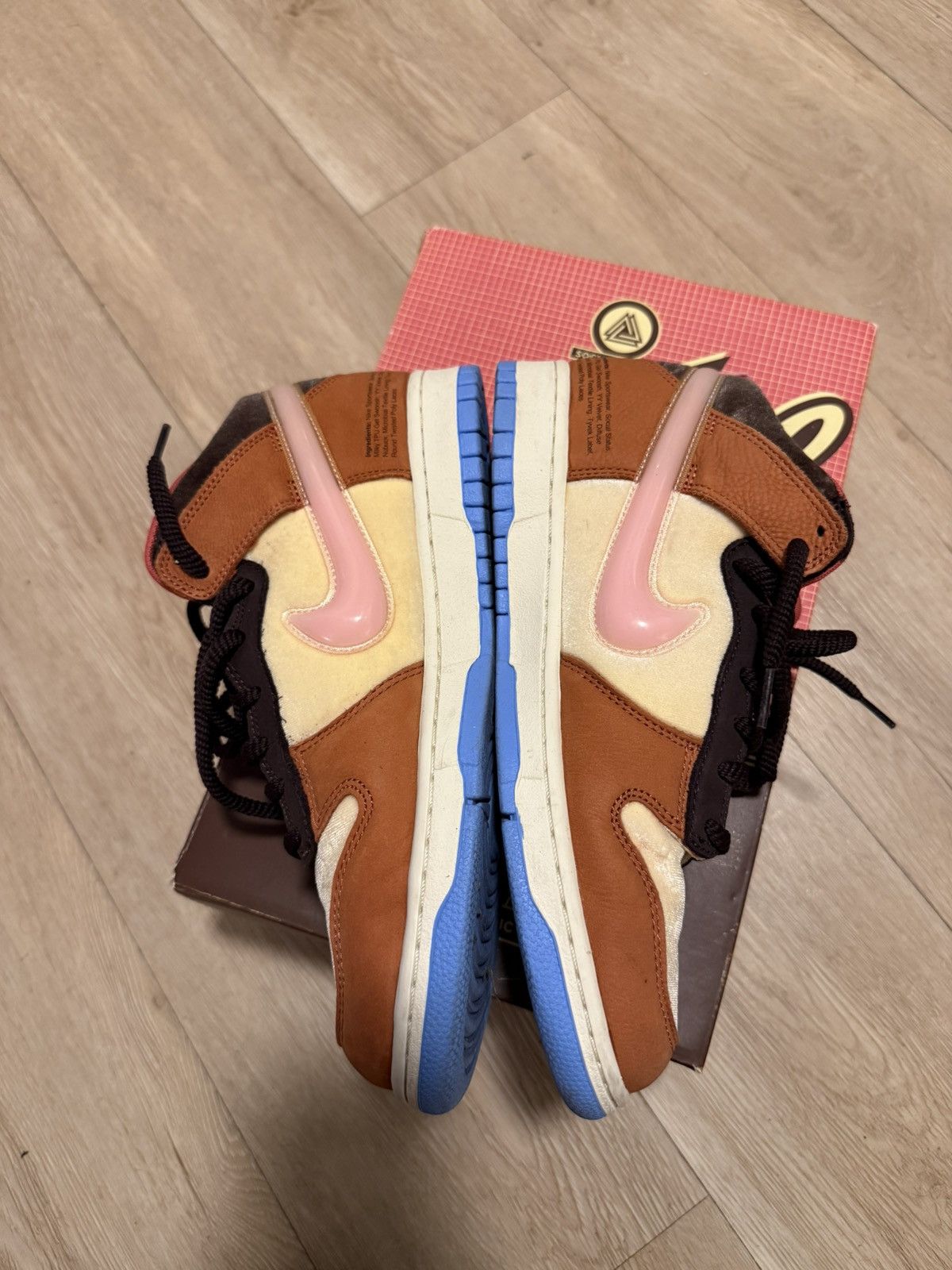 Nike × Social Status Nike dunk mid chocolate milk Size US 9.5 / EU 42-43 - 6 Thumbnail