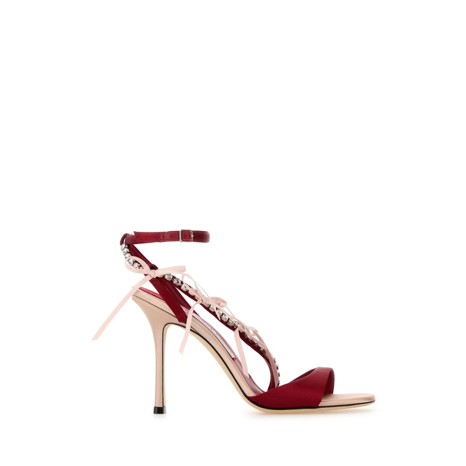 JIMMY CHOO Lula Red 100mm Sandals New & Authentic (Women's s